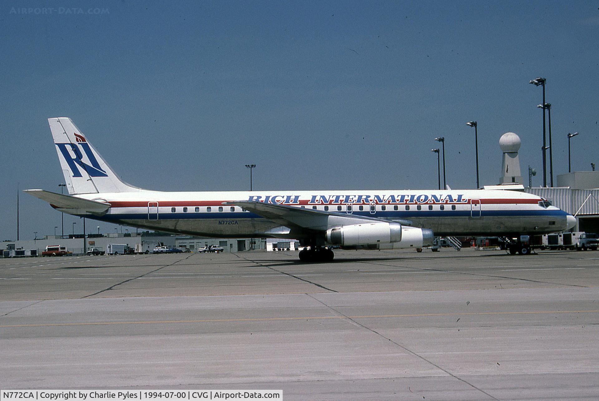 N772CA, 1970 Douglas DC-8-62 C/N 46131, At Gate 28
