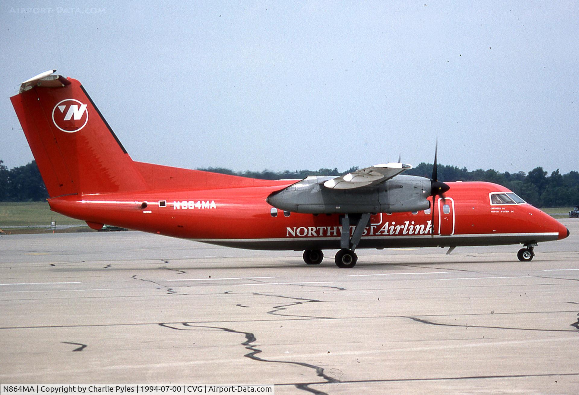 N864MA, De Havilland Canada DHC-8-102 Dash 8 C/N 363, Northwest AirLink