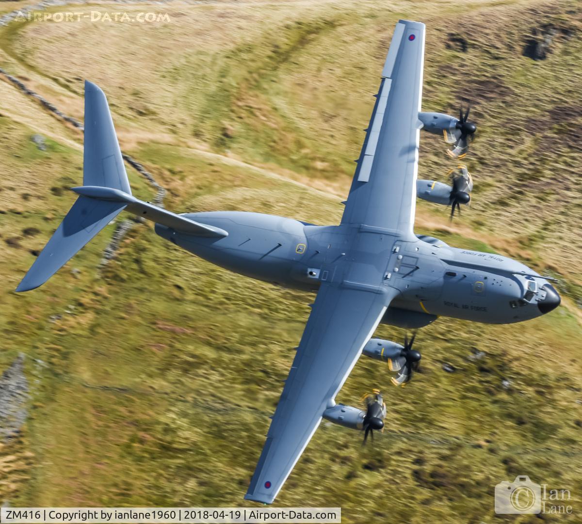 ZM416, 2017 Airbus A400M Atlas C.1 C/N 058, Mach Loop LFA07