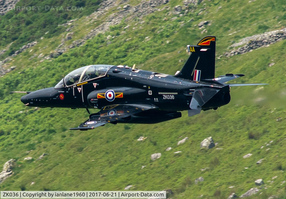 ZK036, 2010 British Aerospace Hawk T2 C/N RT027/1265, Mach Loop LFA07