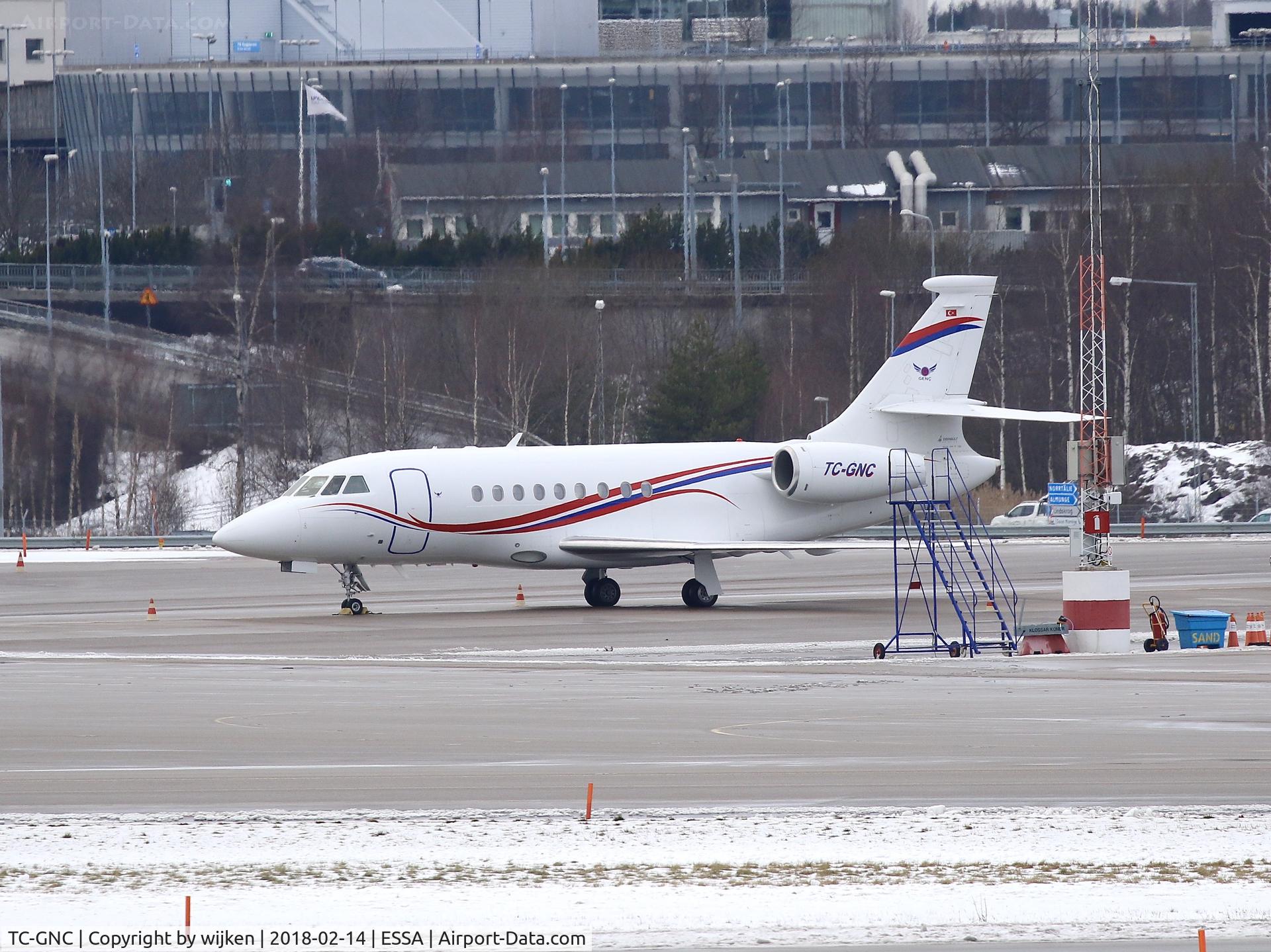 TC-GNC, 2001 Dassault Falcon 2000 C/N 133, Ramp M