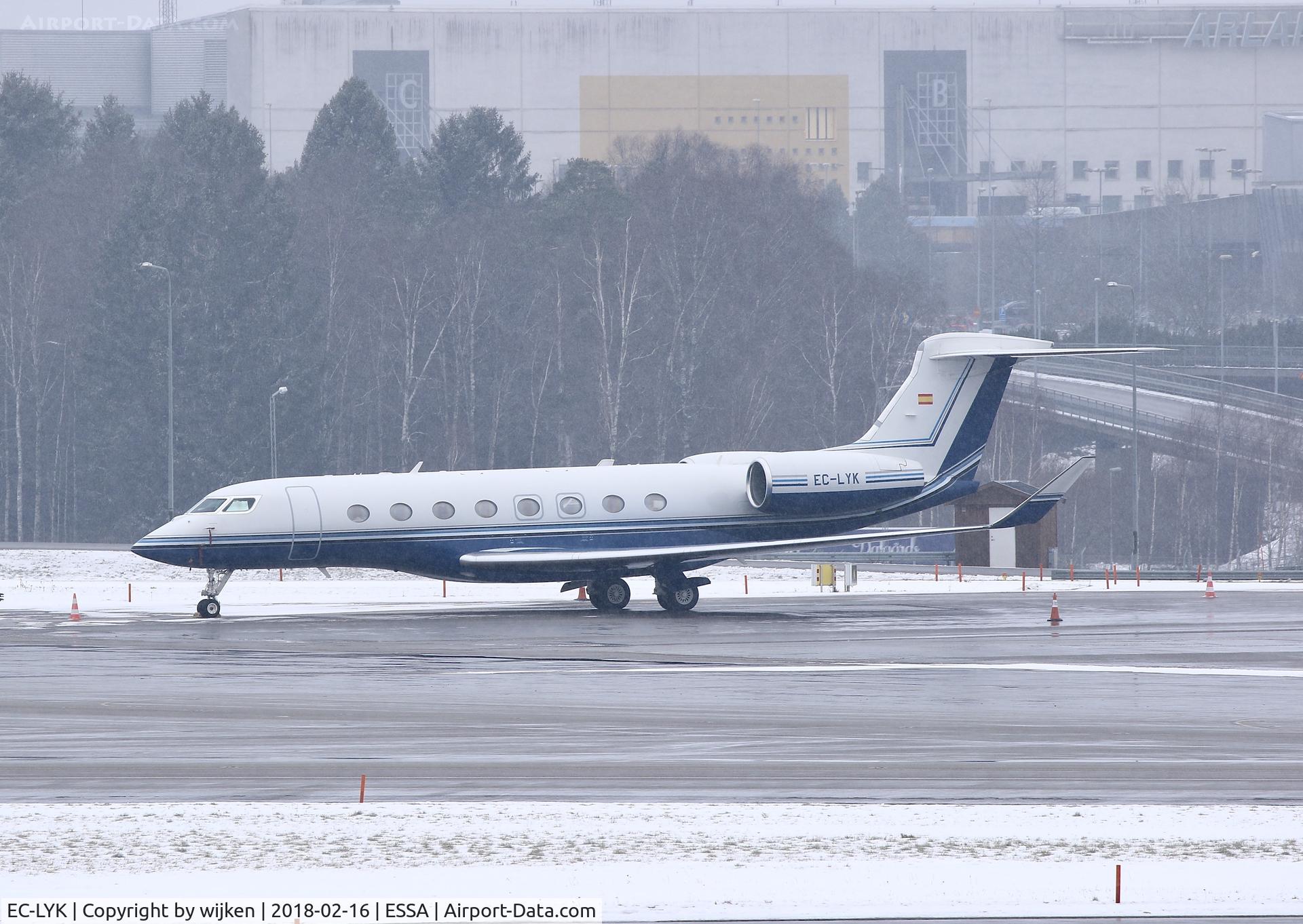 EC-LYK, 2013 Gulfstream Aerospace GVI C/N 6029, Ramp M