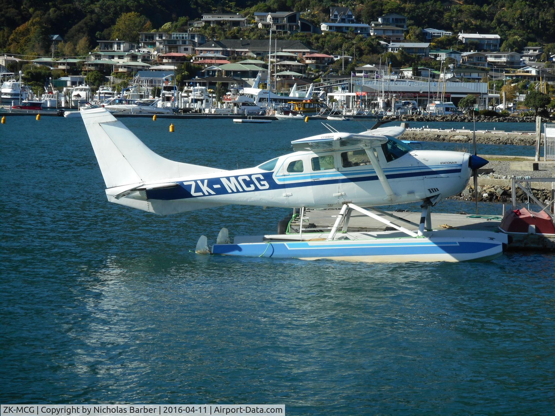 ZK-MCG, Cessna U206G Stationair C/N U20603551, Cessna U206G Stationair in Picton Harbour, New Zealand.