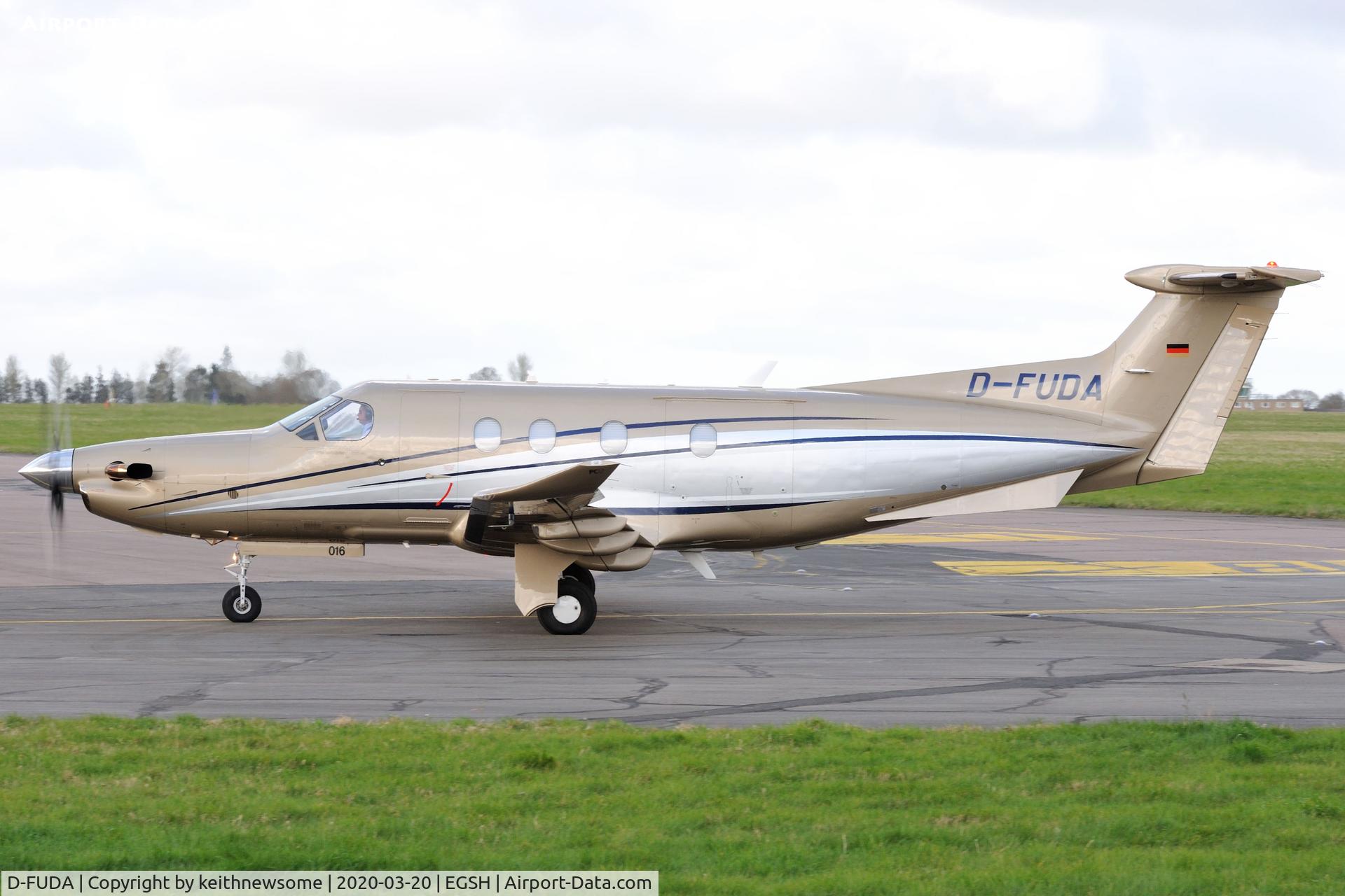D-FUDA, 2008 Pilatus PC-12/47 C/N 1016, Welcome visitor.
