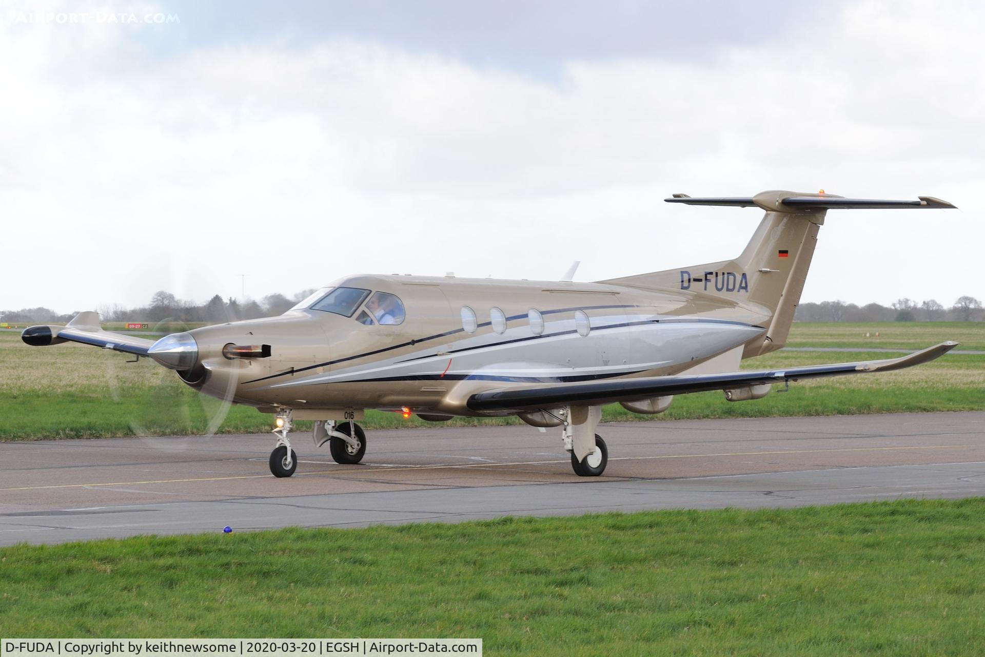 D-FUDA, 2008 Pilatus PC-12/47 C/N 1016, Welcome visitor.