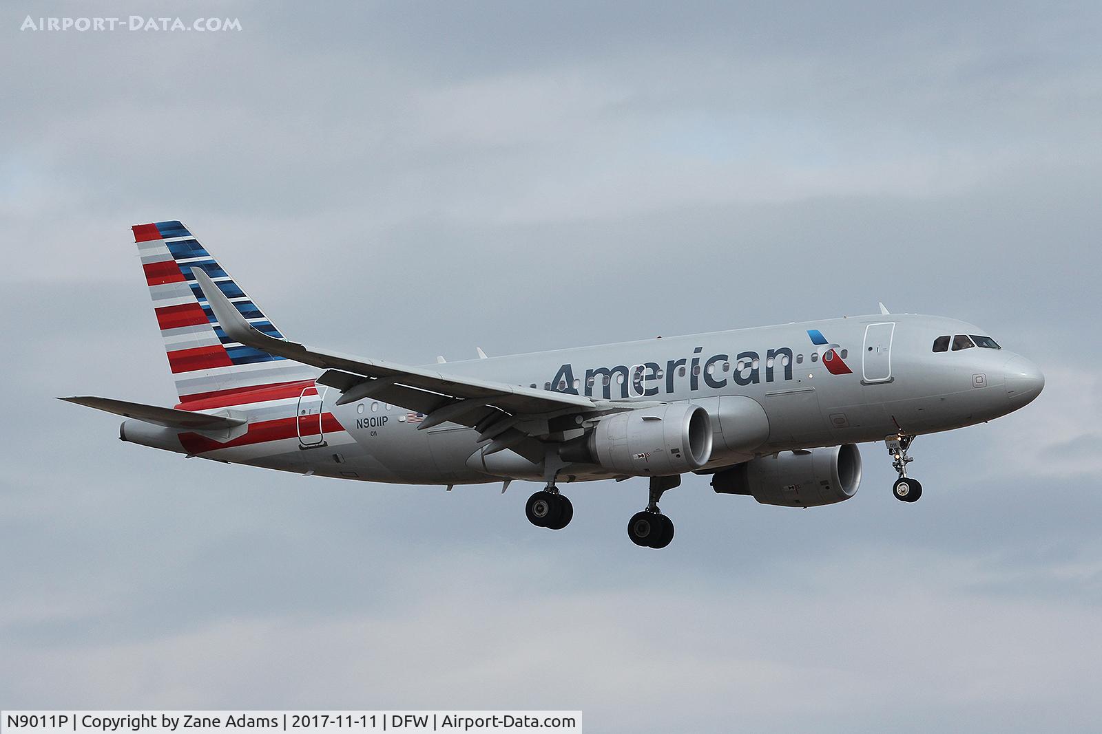 N9011P, 2013 Airbus A319-115 C/N 5798, American Airlines at DFW Airport