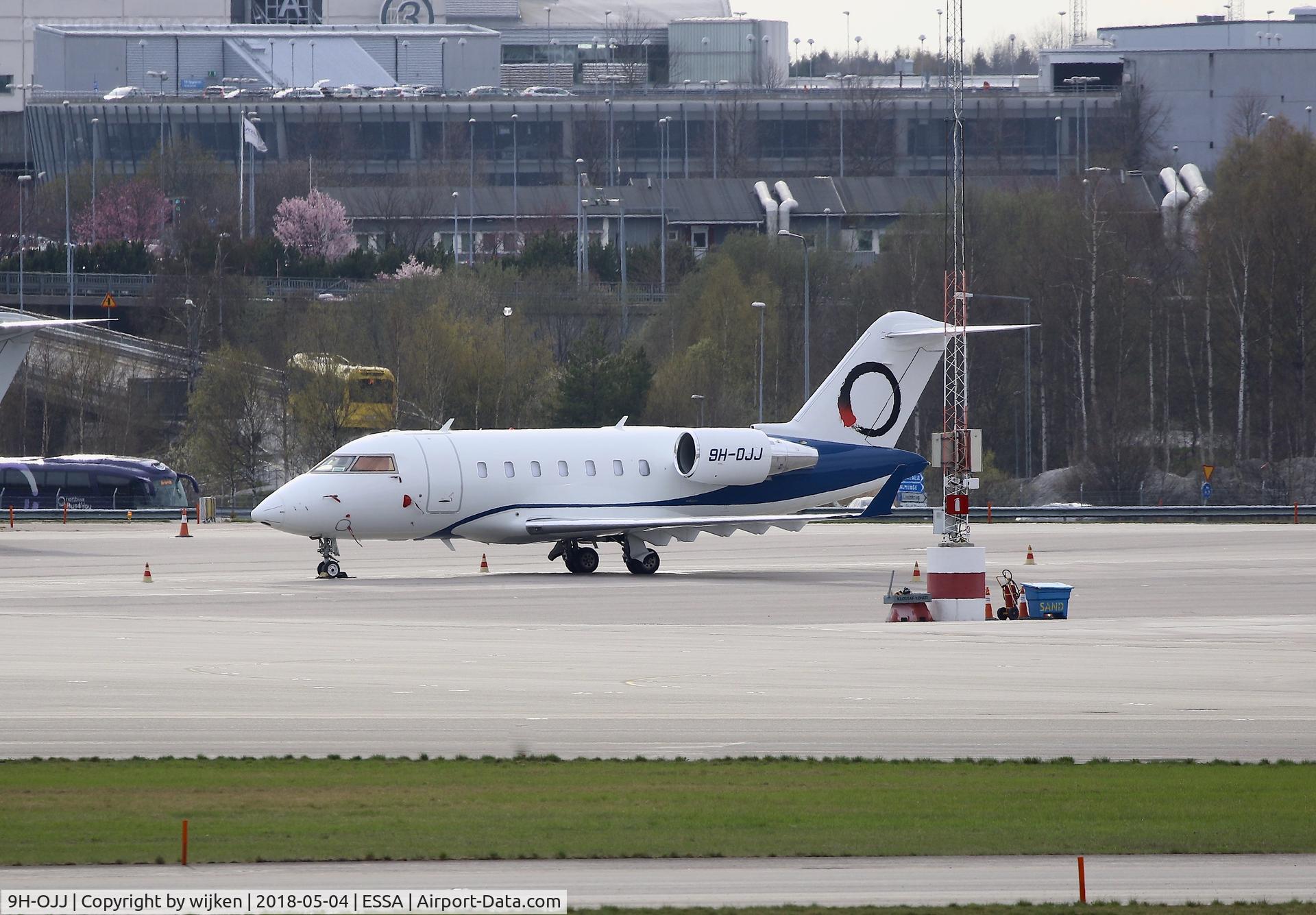 9H-OJJ, 2016 Bombardier Challenger 650 (CL-600-2B16) C/N 6076, Ramp M