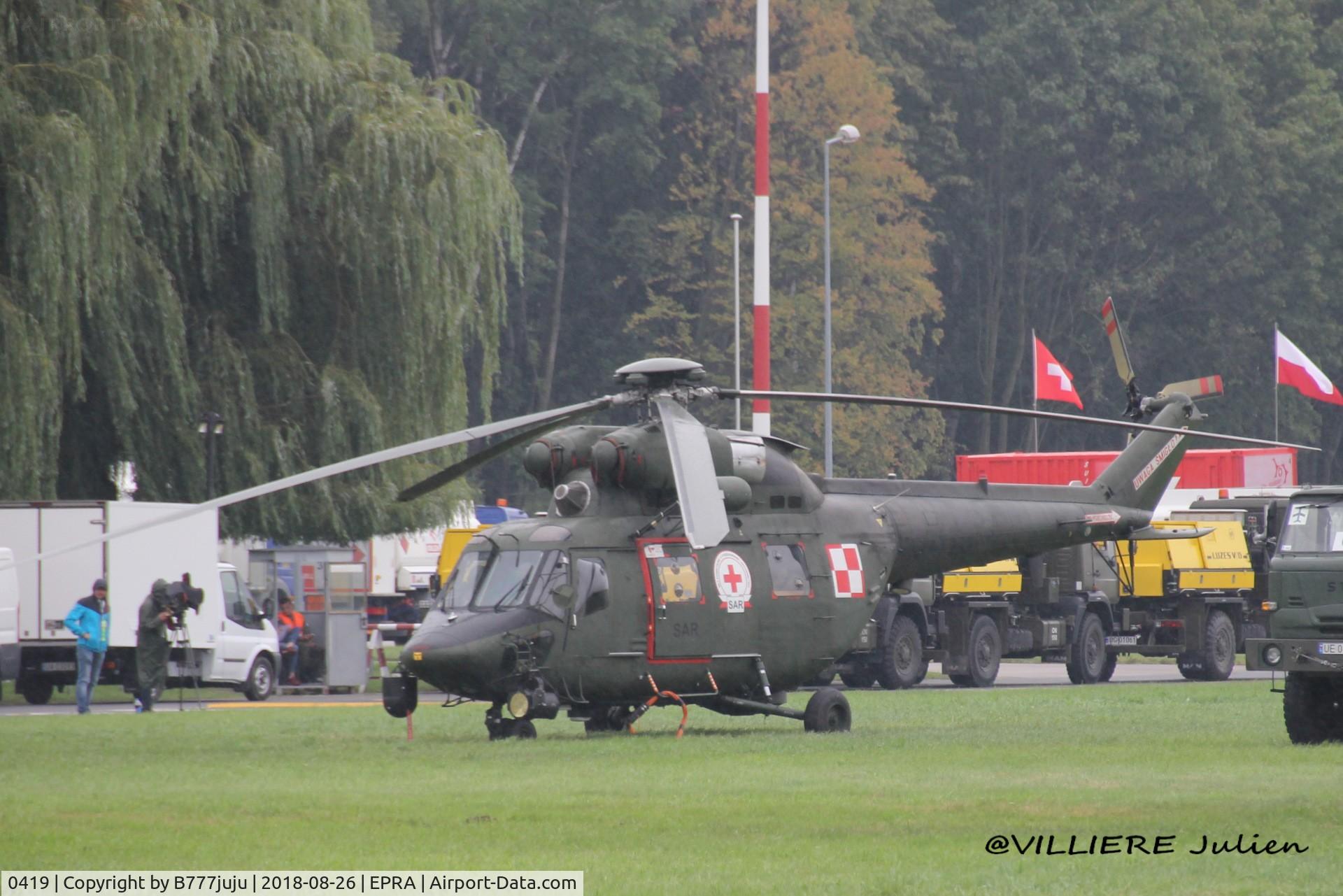 0419, PZL-Swidnik W-3RL Sokol C/N 310419, at Radom