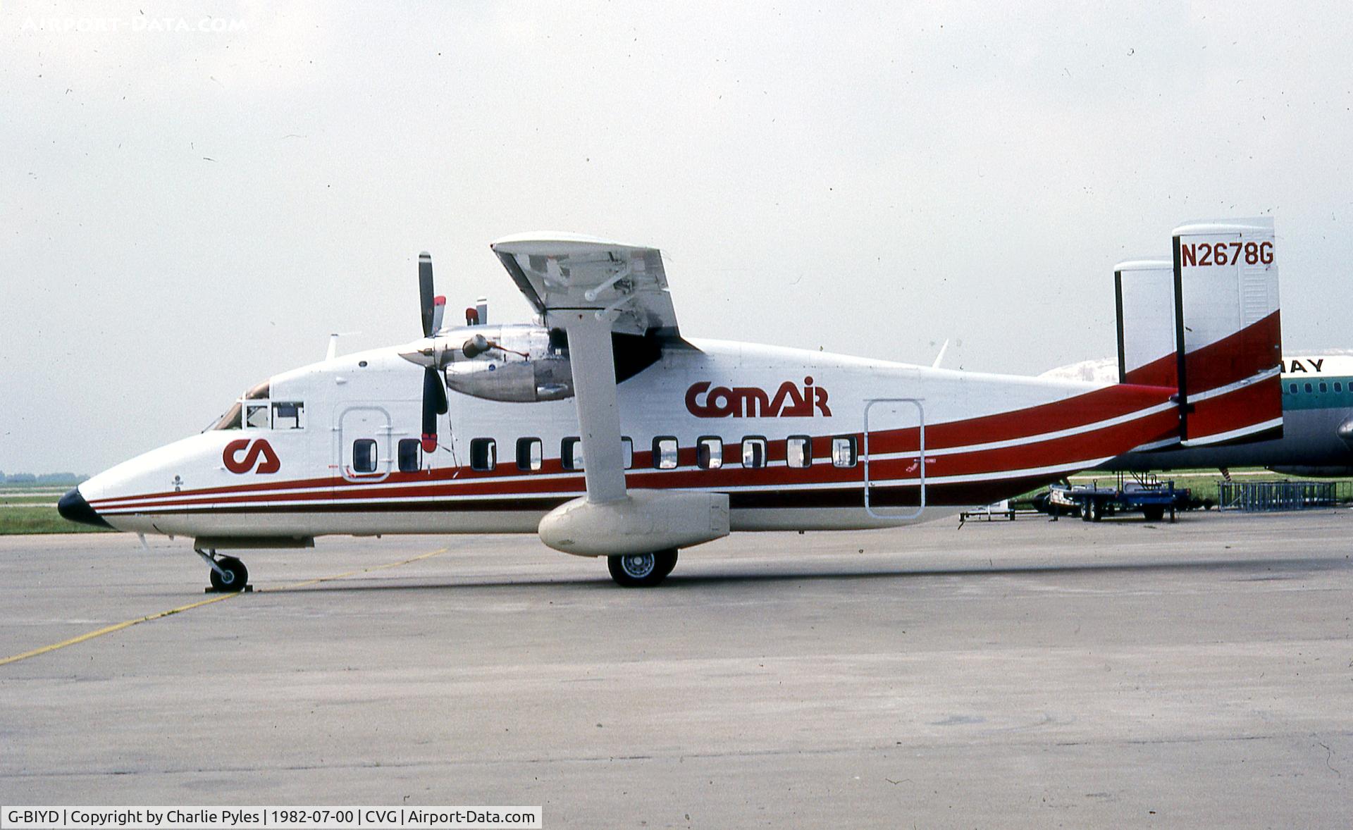 G-BIYD, 1981 Short SD3-30 C/N SH.3072, SH.3072 N3678G Same airframe