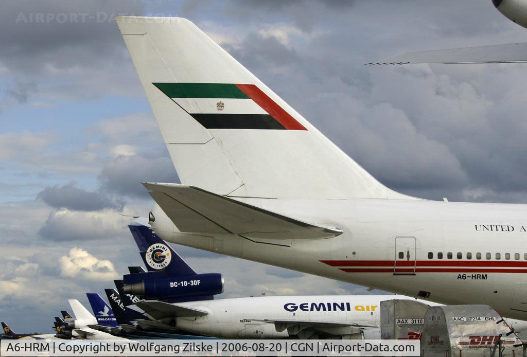 A6-HRM, 1998 Boeing 747-422 C/N 26903, Tails