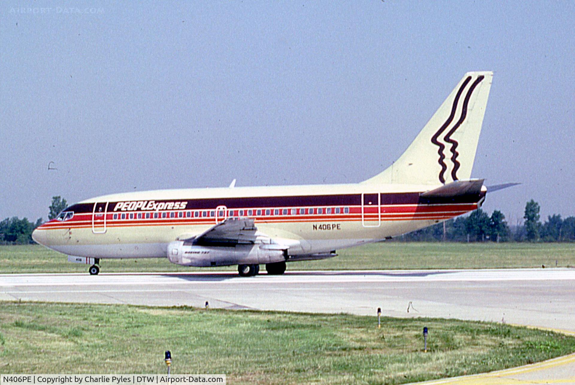 N406PE, 1968 Boeing 737-130 C/N 19023, PeoplExpress ex LH
