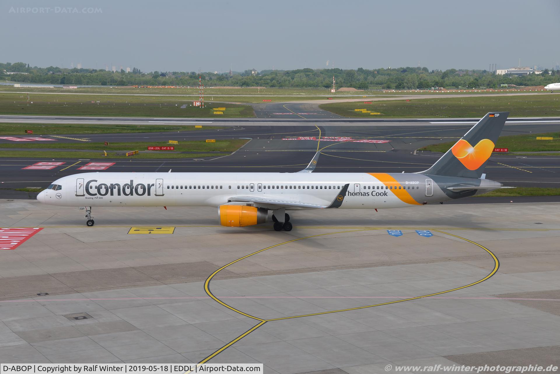 D-ABOP, 2001 Boeing 757-3CQ C/N 32241, Boeing 757-3CQ(W) - DE CFG Condor - 32241 - D-ABOP - 18.05.2019 - DUS