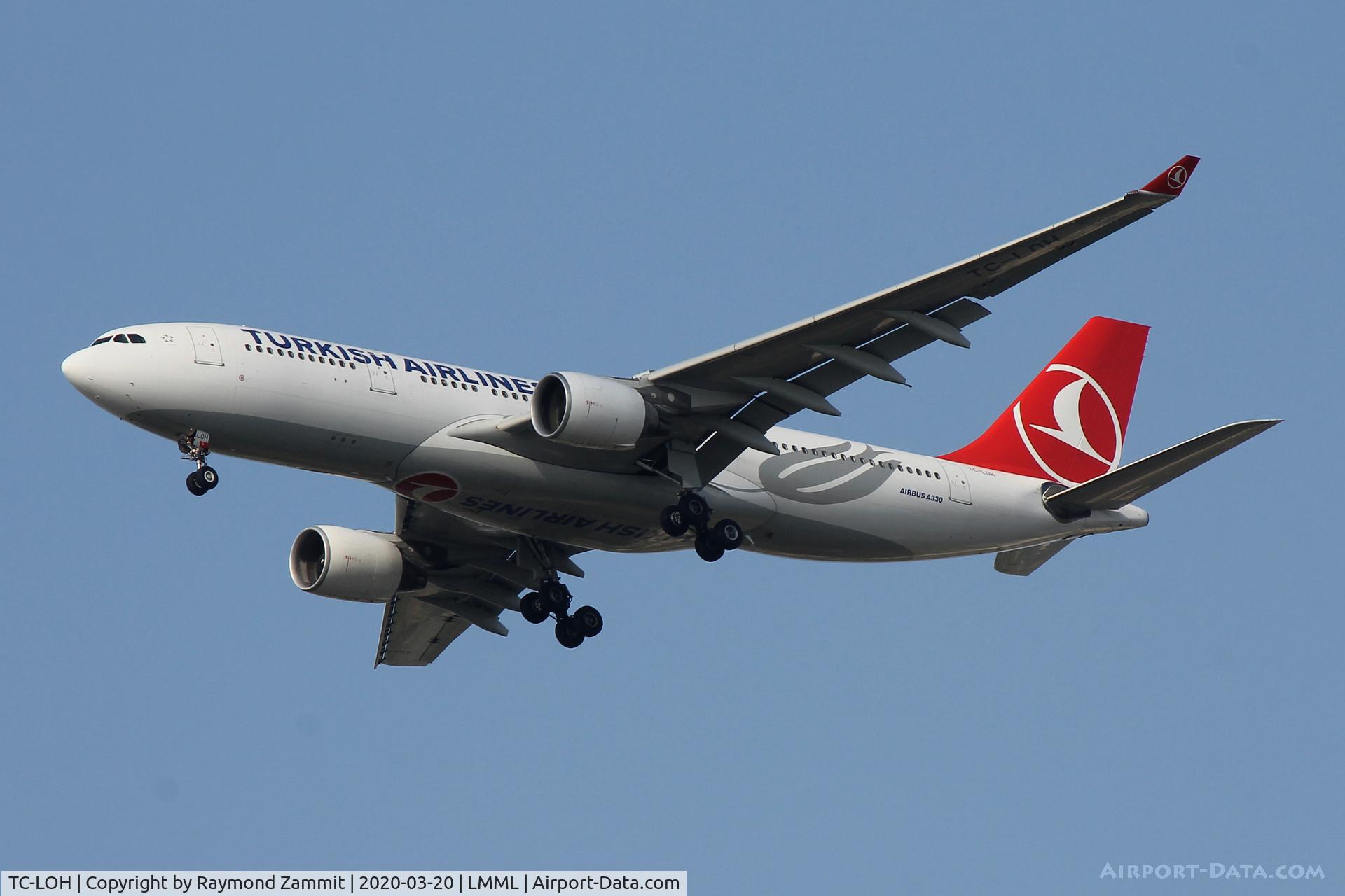 TC-LOH, 2011 Airbus A330-223 C/N 1213, A330 TC-LOH Turkish Airlines....Covid 19 repatriation flight from Malta to Istanbul