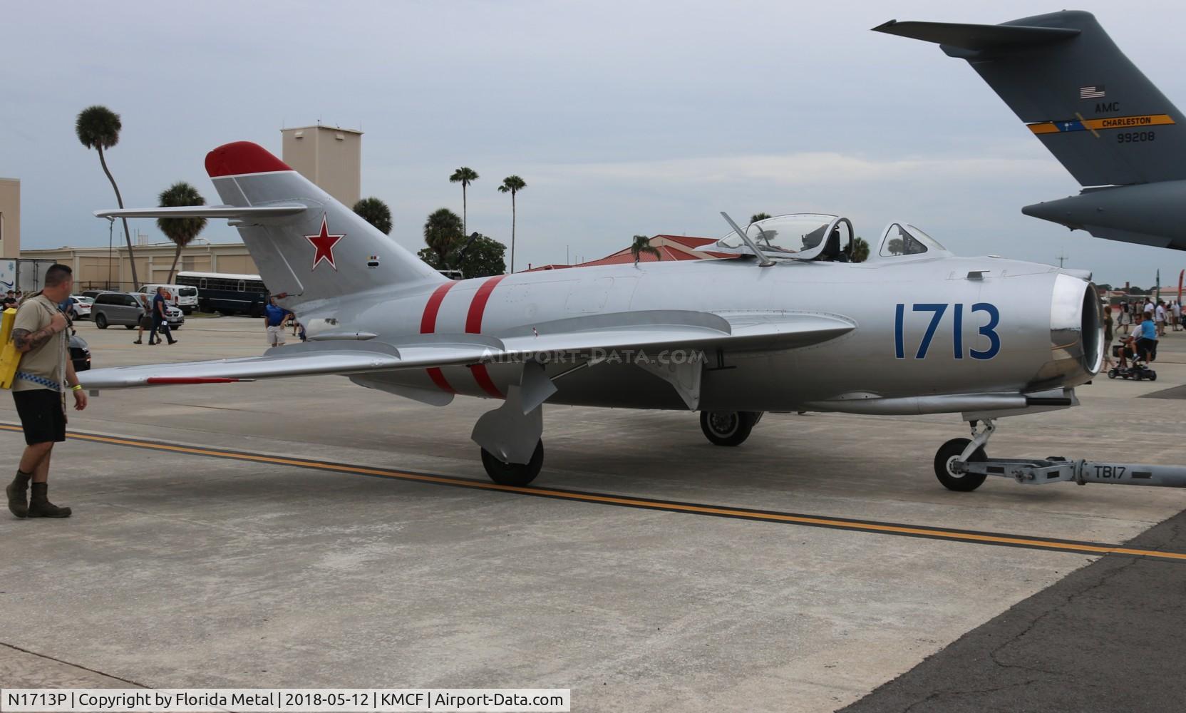 N1713P, 1960 PZL-Mielec Lim-5 (MiG-17F) C/N 1C1713, Mig-17