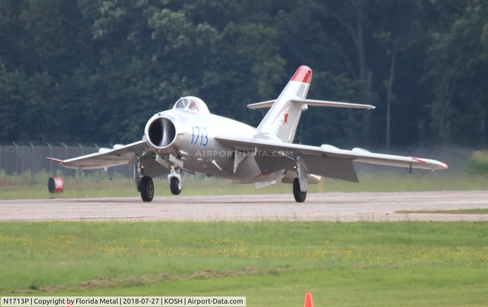 N1713P, 1960 PZL-Mielec Lim-5 (MiG-17F) C/N 1C1713, Mig-17