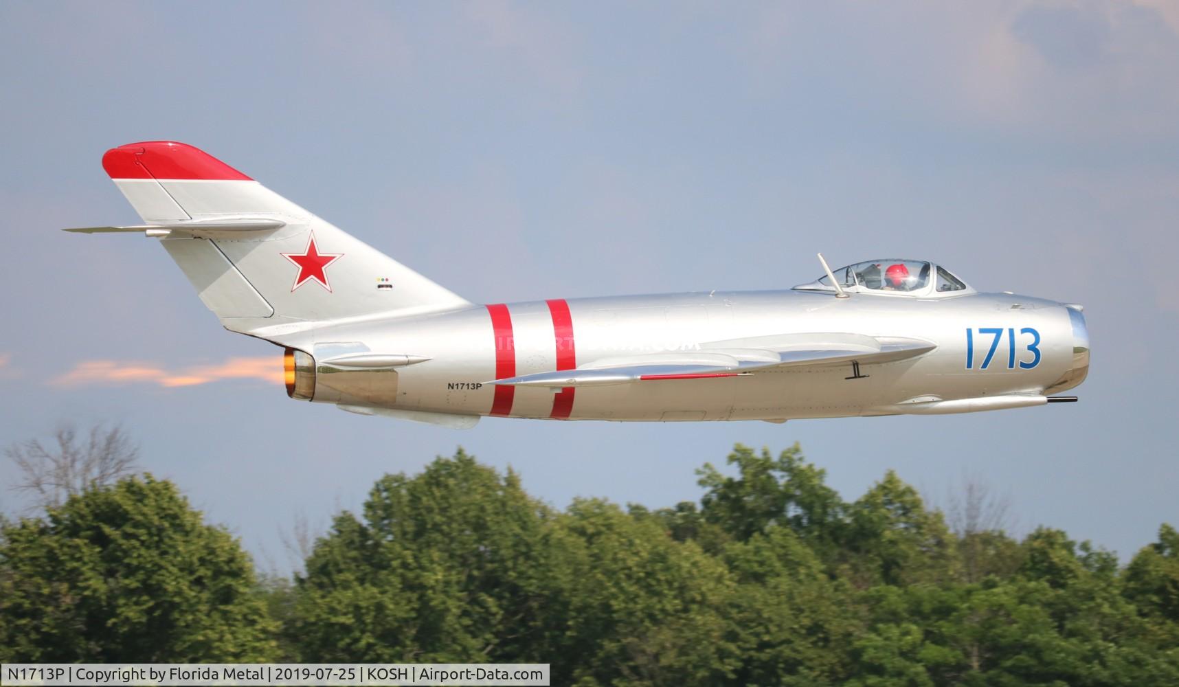 N1713P, 1960 PZL-Mielec Lim-5 (MiG-17F) C/N 1C1713, Mig-17
