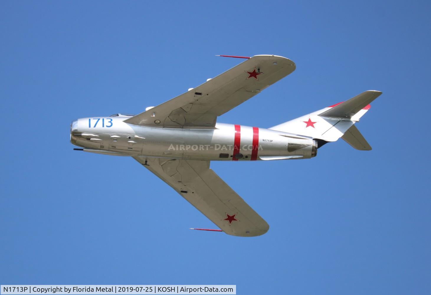 N1713P, 1960 PZL-Mielec Lim-5 (MiG-17F) C/N 1C1713, Mig-17