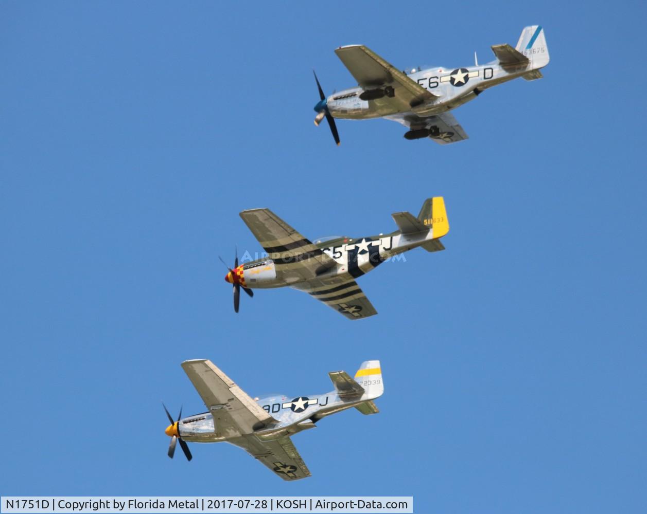N1751D, 1944 North American P-51D Mustang C/N 122-31401 (44-63675), Mustangs