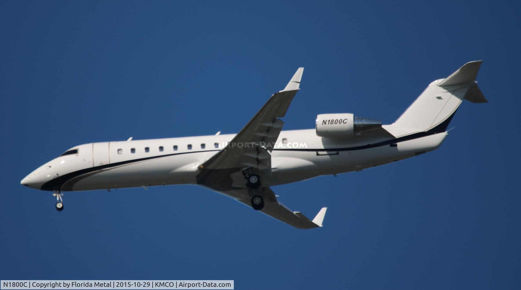 N1800C, 1999 Bombardier Challenger 601-3A (CL-600-2B16) C/N 7351, Challenger 850 (CRJ-200)