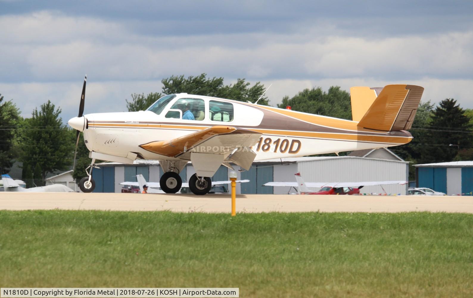 N1810D, 1952 Beech C35 Bonanza C/N D-3079, Bonanza 35