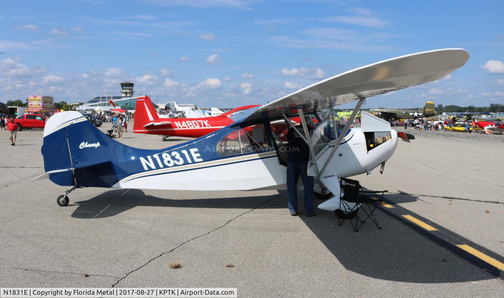 N1831E, 1946 Aeronca 7AC Champion C/N 7AC5399, Aeronca 7AC