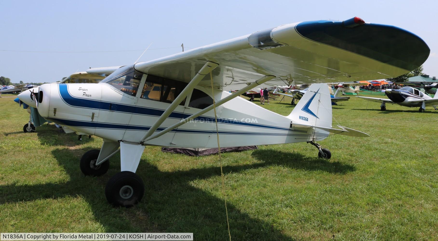 N1836A, 1952 Piper PA-20 Pacer C/N 20-875, PA-20