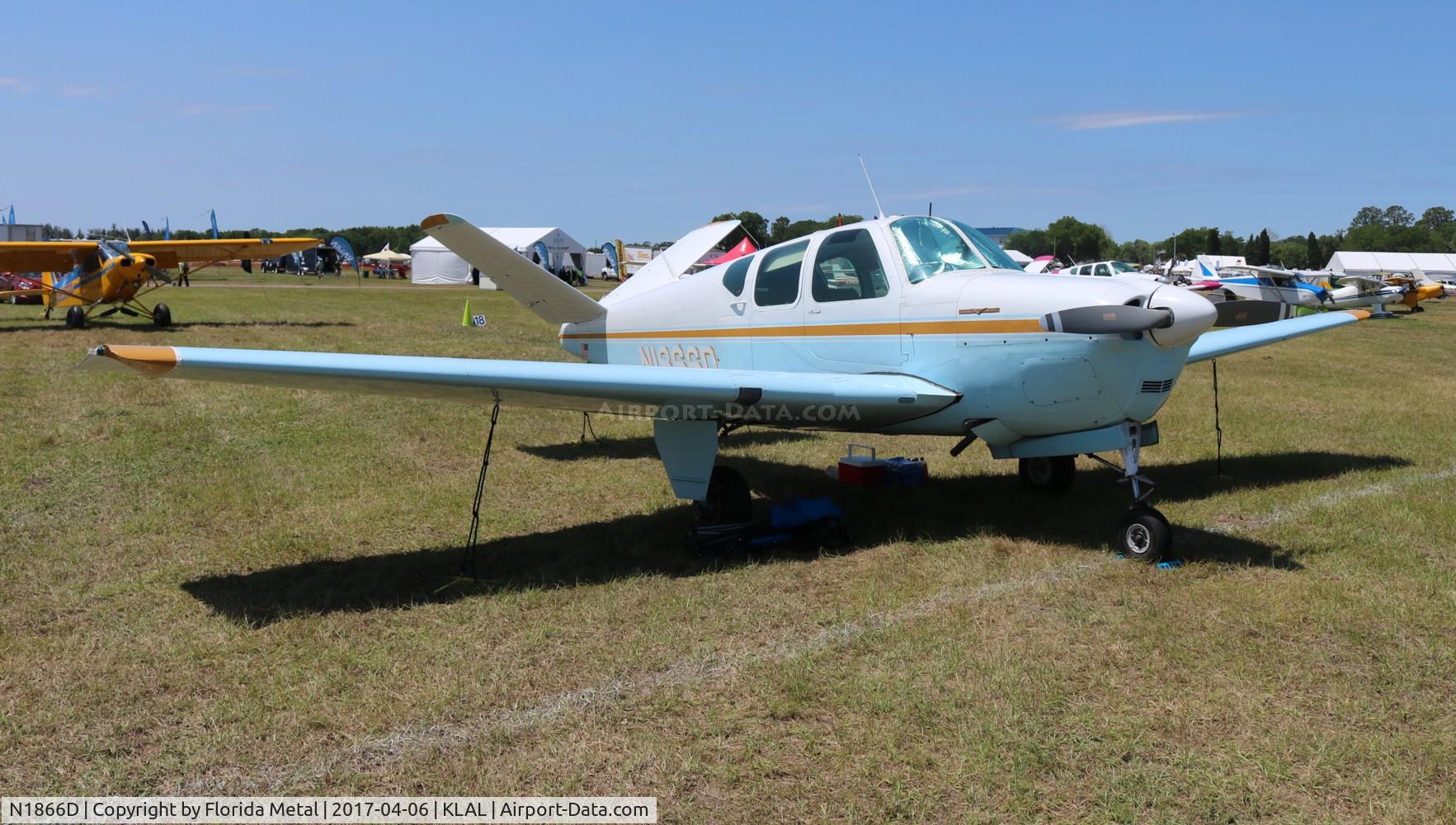 N1866D, 1952 Beech C35 Bonanza C/N D-3136, Bonanza 35