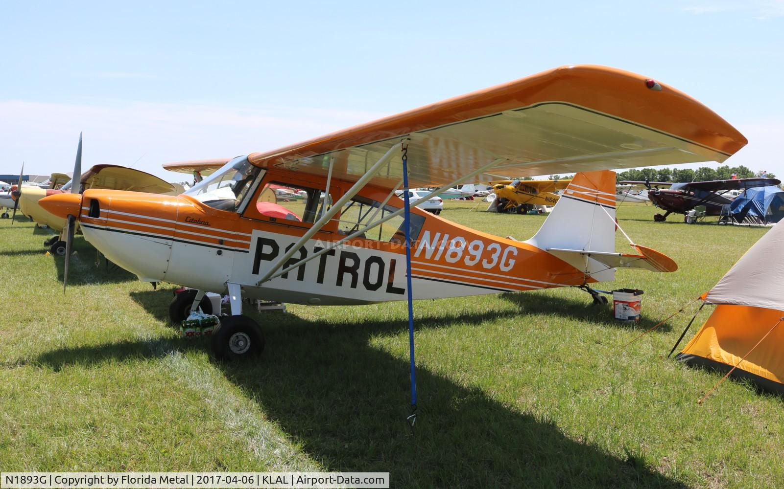 N1893G, 1968 Champion 7ECA Citabria C/N 619, Champion 7ECA