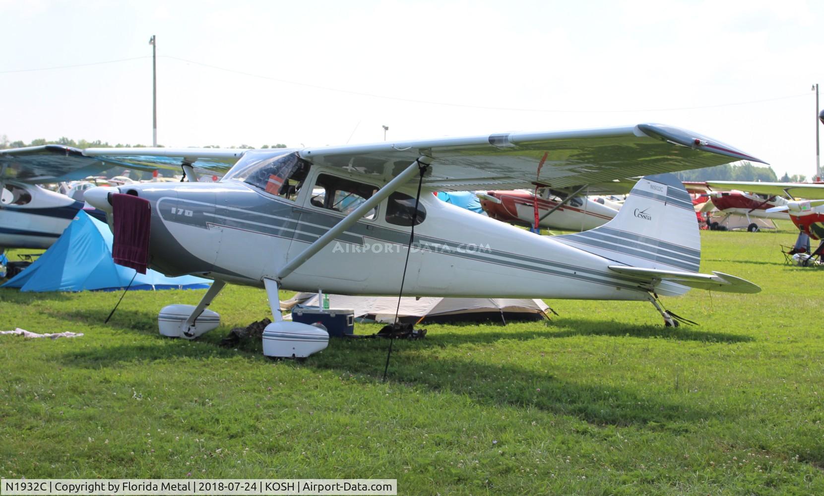 N1932C, 1953 Cessna 170B C/N 26077, Cessna 170B