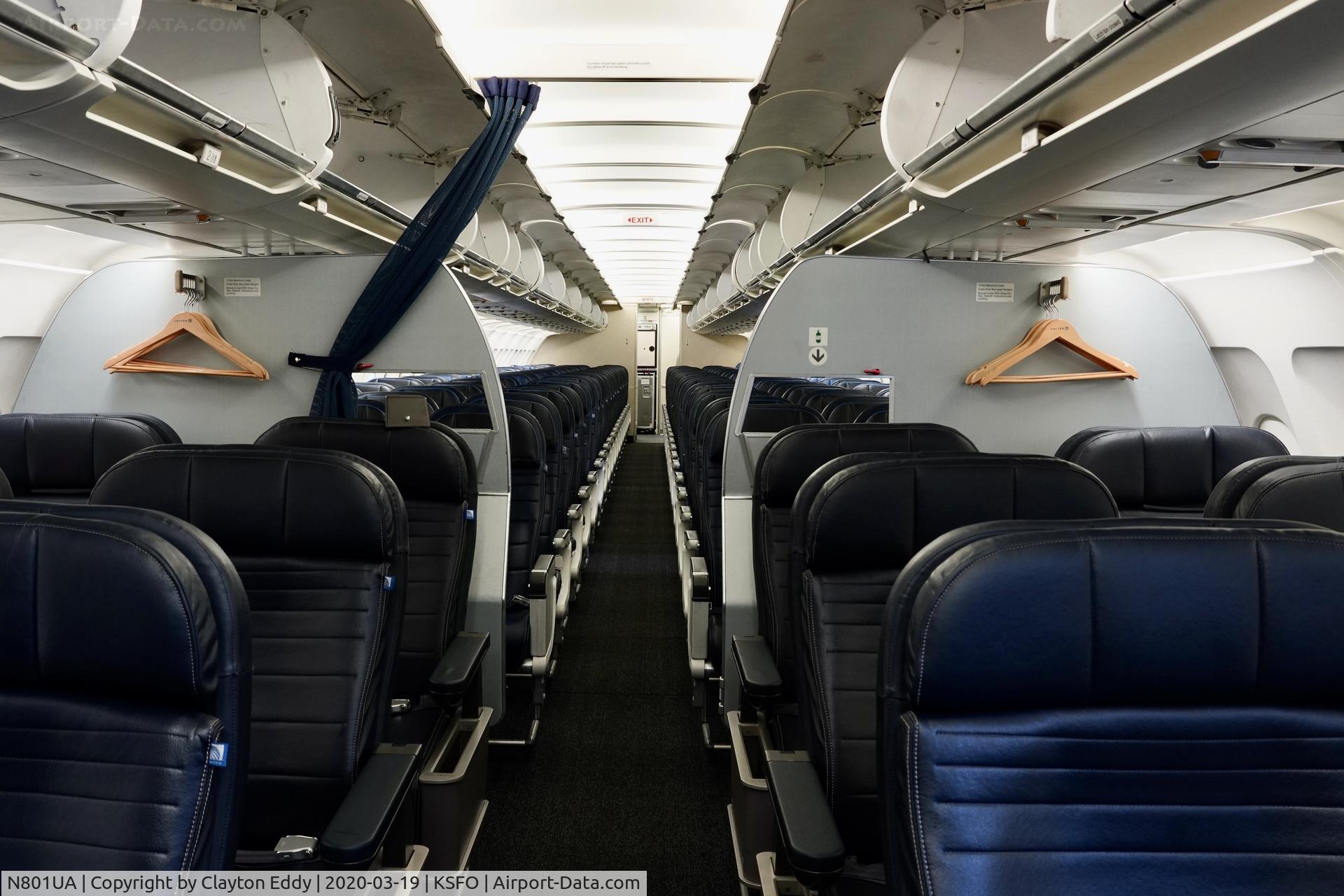 N801UA, 1997 Airbus A319-131 C/N 686, SFO 2020.