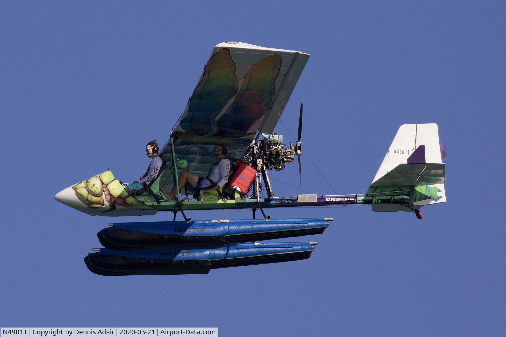 N4901T, 2001 Lockwood Drifter MU582 C/N 540102, 3/21/2020 East of Tierra Verde, Flying North