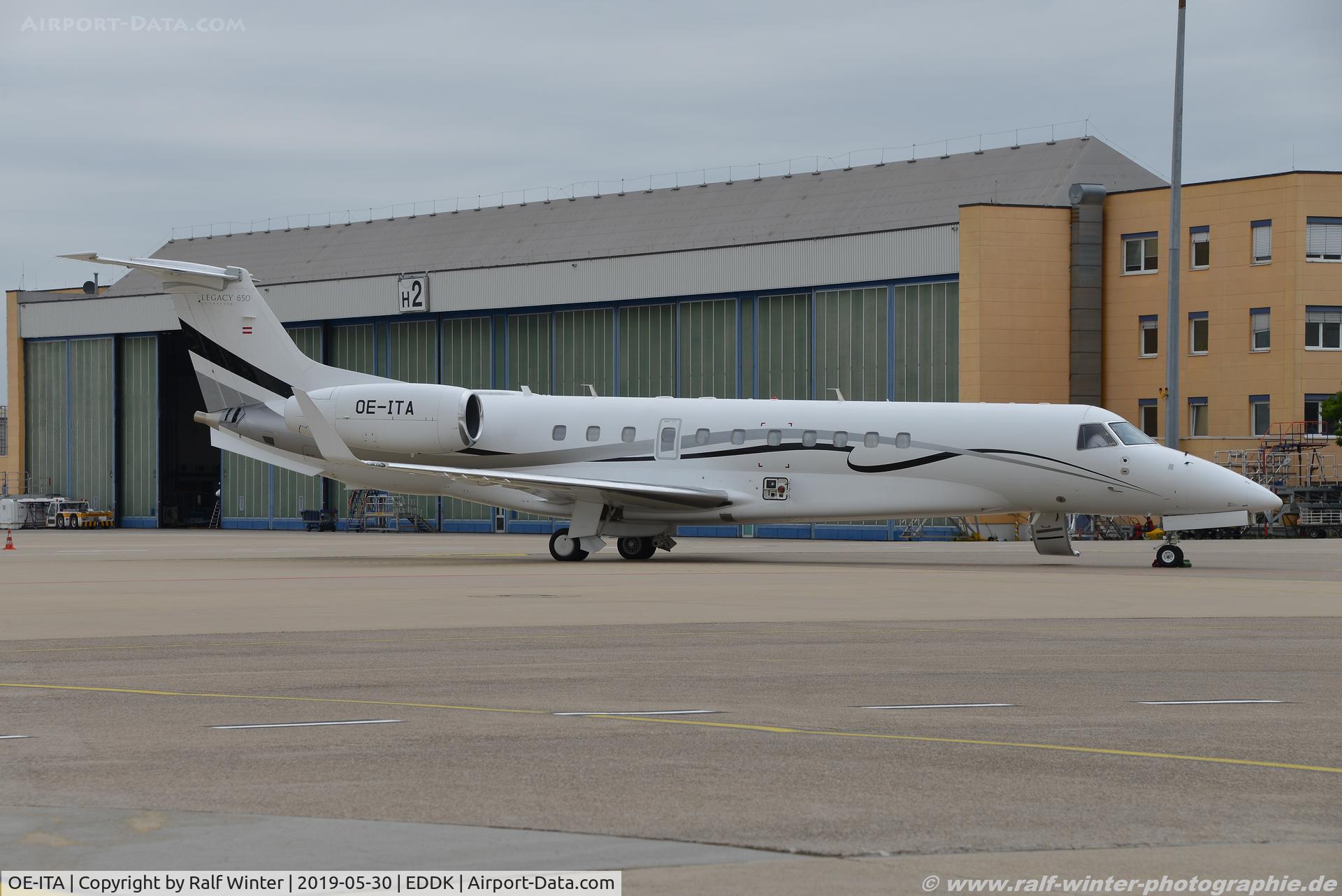 OE-ITA, 2012 Embraer EMB-135BJ Legacy 650 C/N 14501133, Embraer EMB-135BJ Legacy 650 - AOJ Avcon Jet AG - 14501133 - OE-ITA - 30.05.2019 - CGN