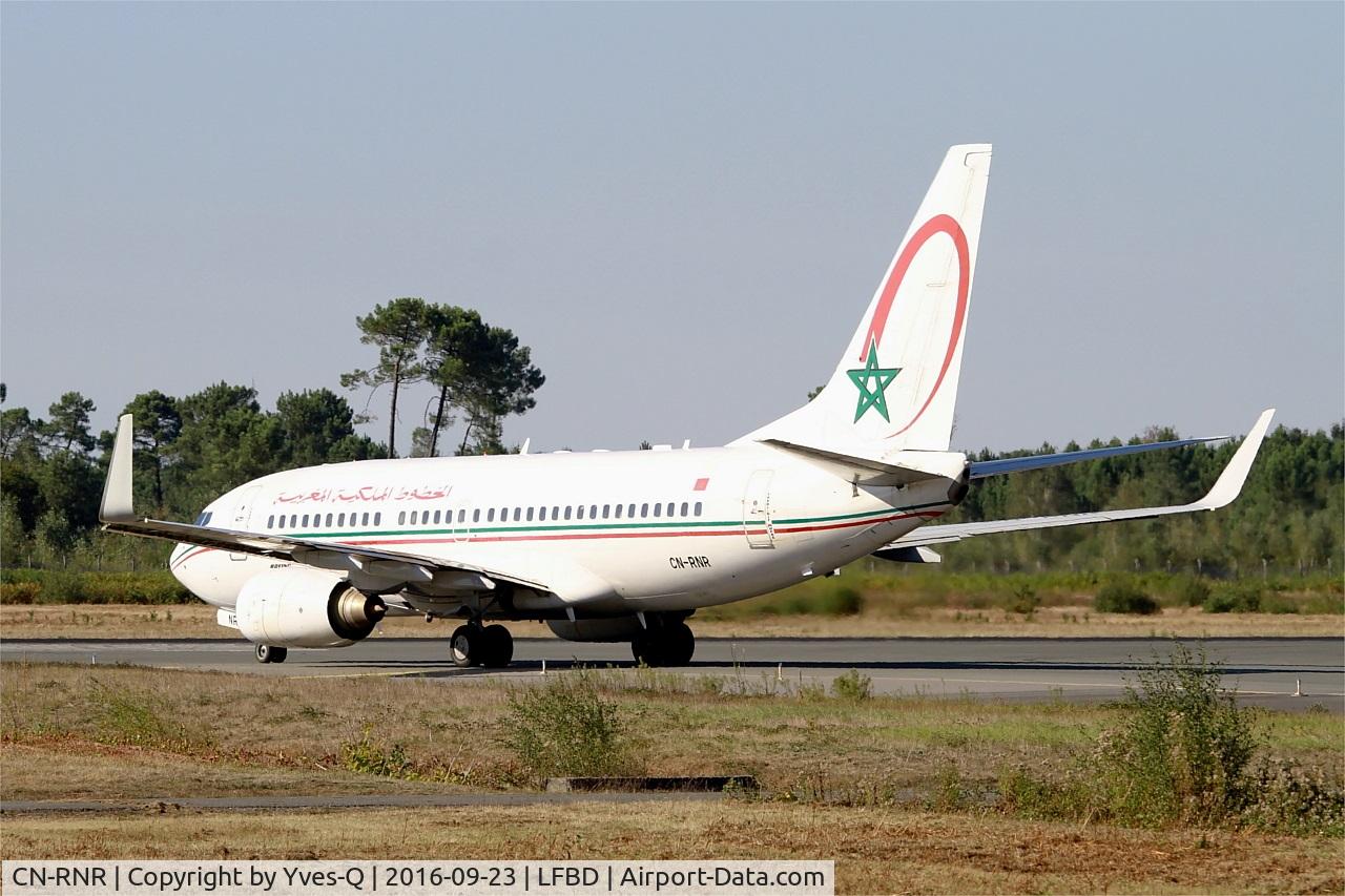 CN-RNR, 2000 Boeing 737-7B6 C/N 28986, Boeing 737-7B6, Lining up rwy 05, Bordeaux Mérignac airport (LFBD-BOD)
