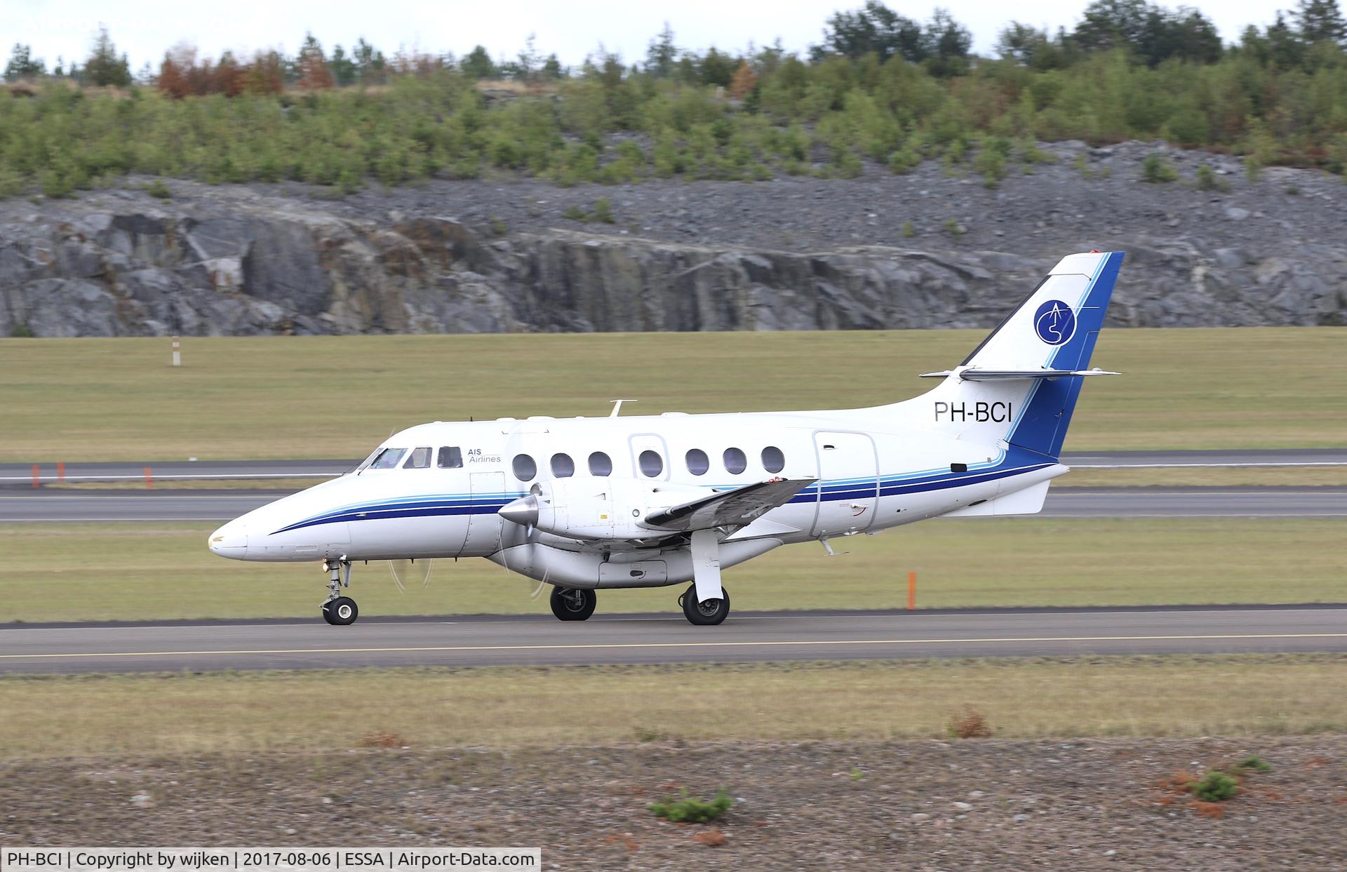 PH-BCI, 1991 British Aerospace BAe-3201 Jetstream C/N 953, Taxiway W