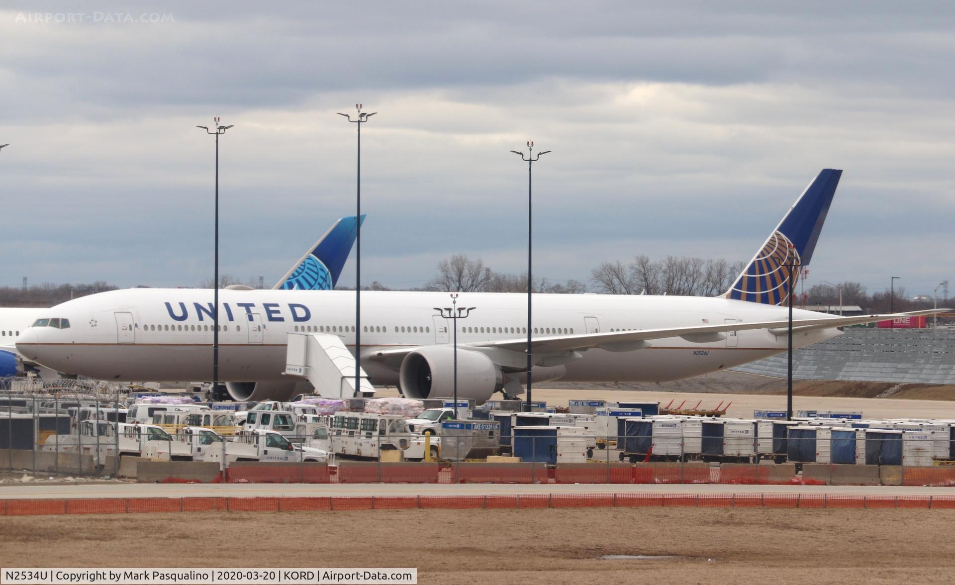 N2534U, 2017 Boeing 777-300/ER C/N 62645, Boeing 777-322/ER