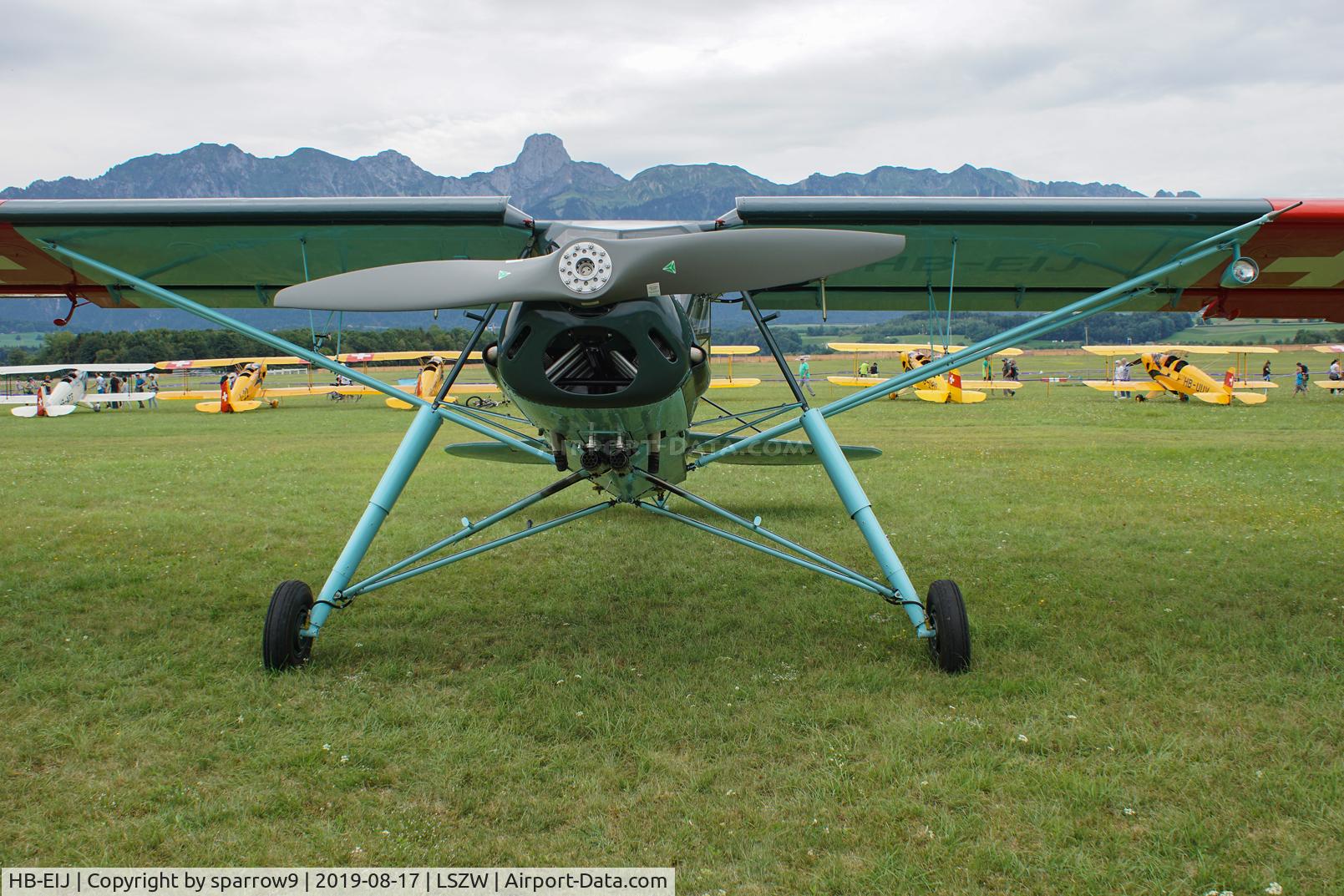 HB-EIJ, 1945 Morane-Saulnier MS-505 Criquet C/N 263, At Thun airfield