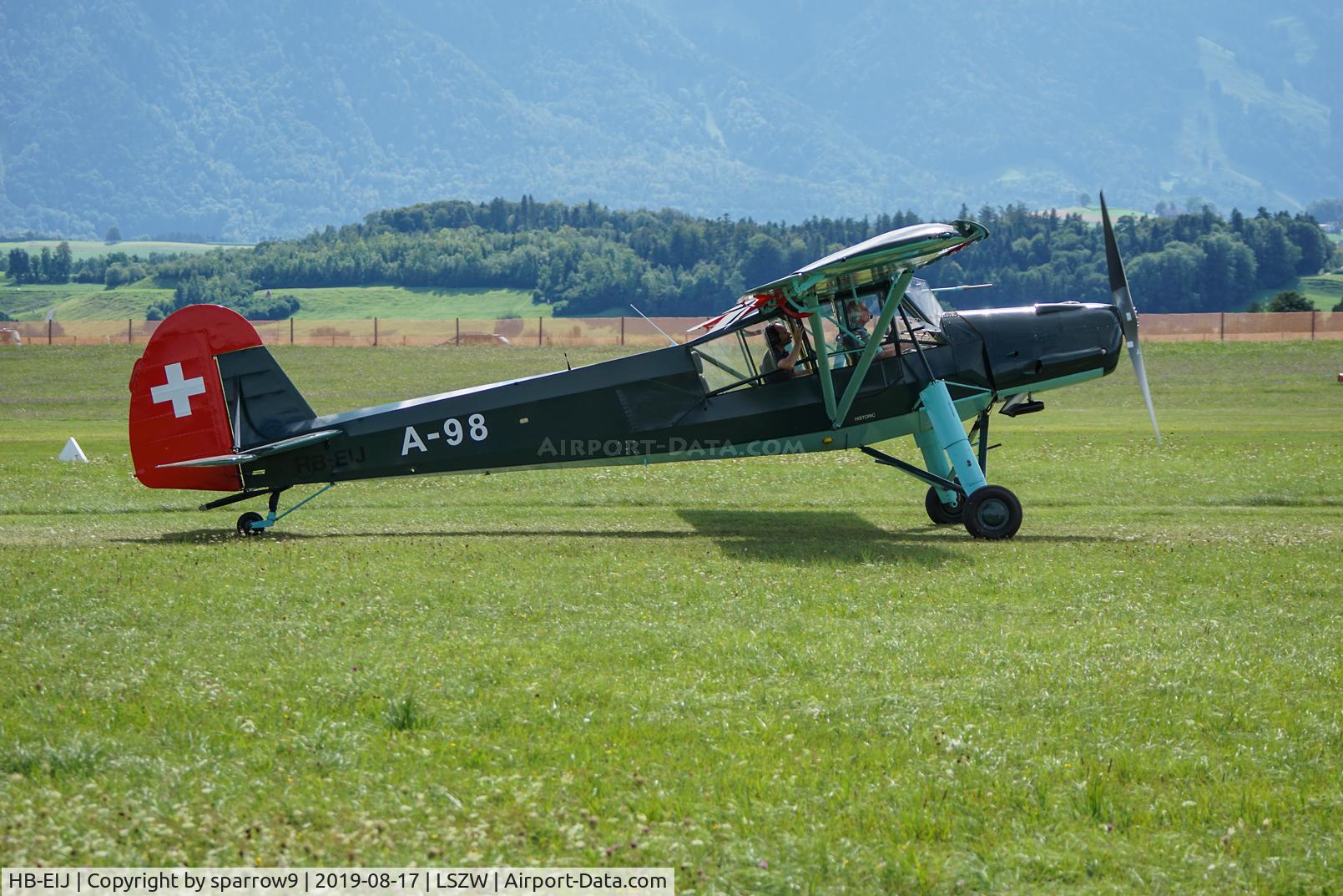 HB-EIJ, 1945 Morane-Saulnier MS-505 Criquet C/N 263, At Thun airfield