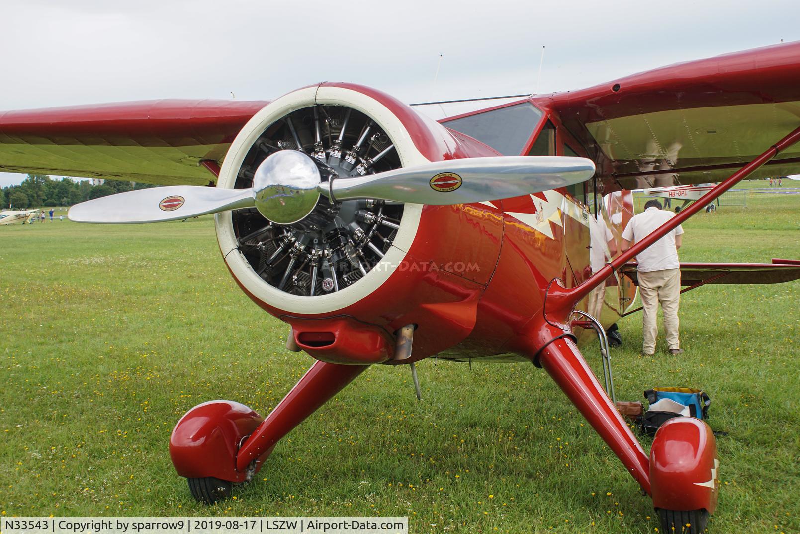 N33543, 1944 Stinson V77 Reliant C/N 77-373, At Thun airfield