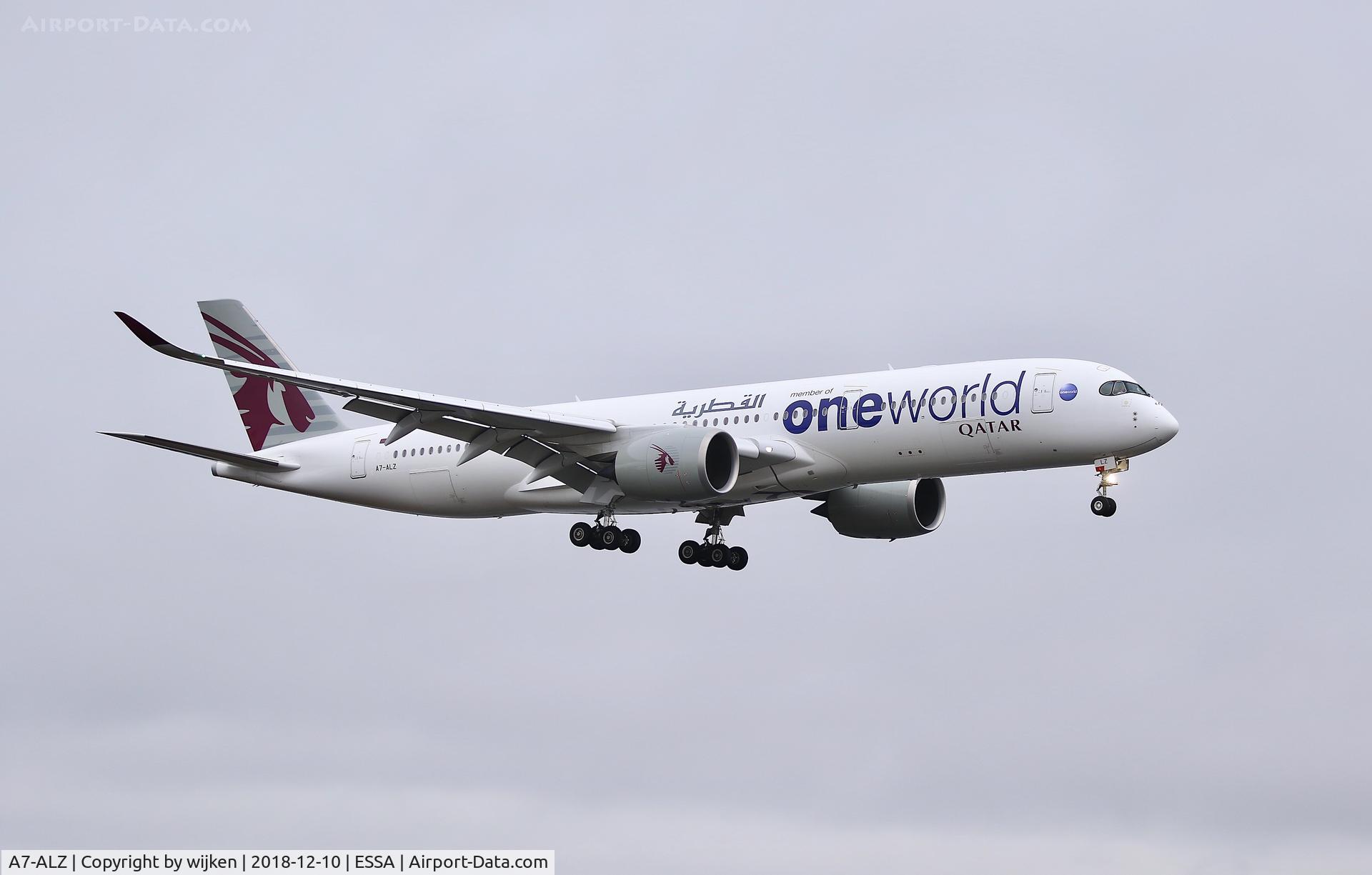 A7-ALZ, 2018 Airbus A350-941 C/N 143, RWY 19L