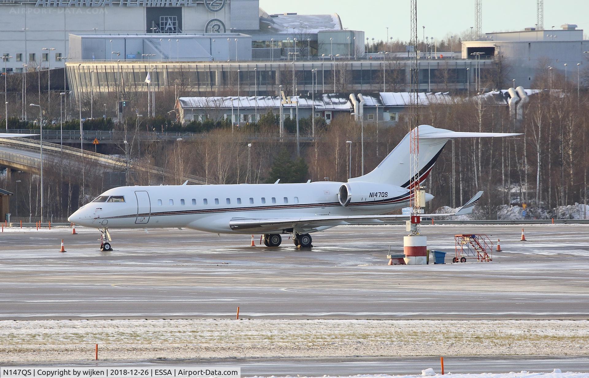N147QS, 2014 Bombardier BD-700-1A10 Global 6000 C/N 9632, Ramp M