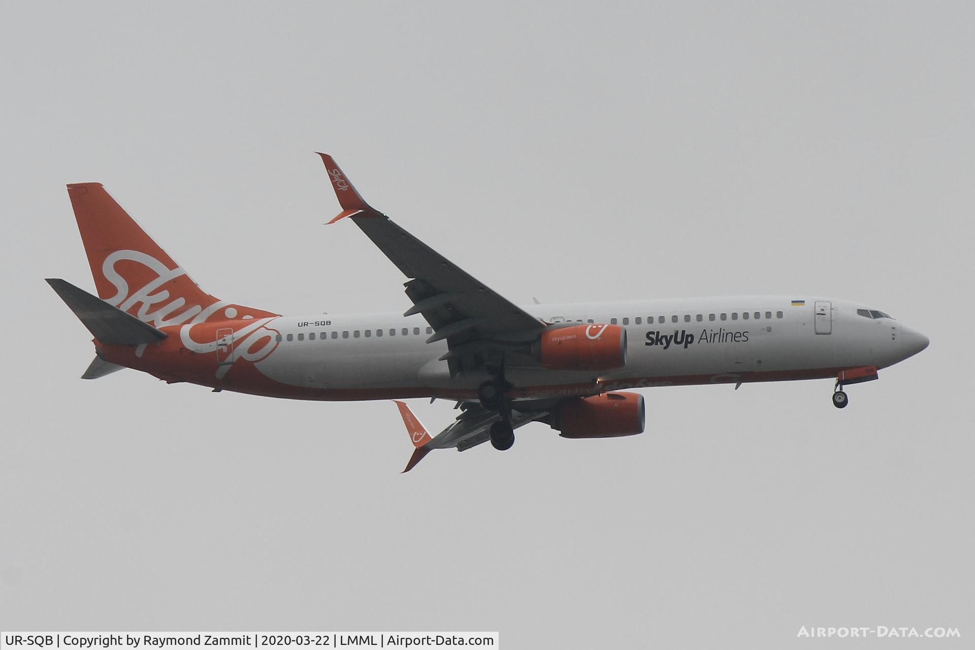 UR-SQB, 2013 Boeing 737-8H6 C/N 40153, B737-800 UR-SQB SkyUp Airlines .....Covid19 repatriation flight from Malta to Kiev