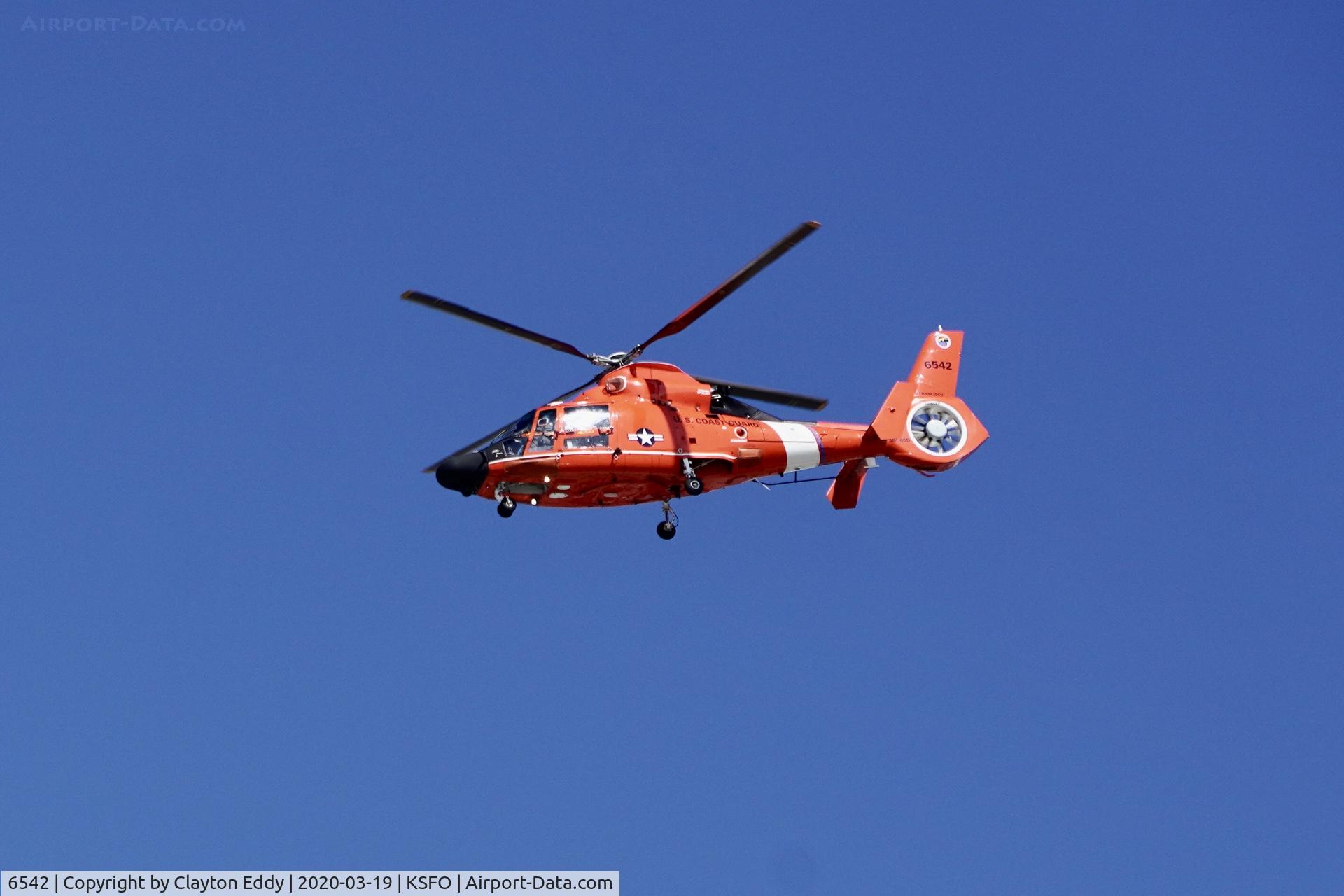 6542, Aerospatiale MH-65D Dolphin C/N 6542, SFO 2020.