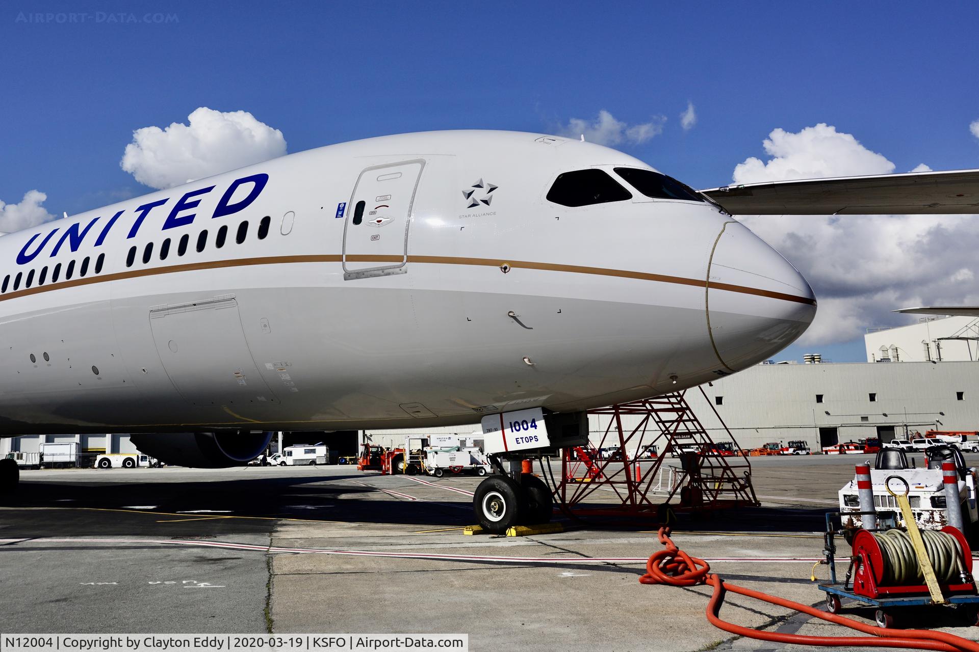 N12004, 2019 Boeing 787-10 Dreamliner Dreamliner C/N 60139, SFO 2020.