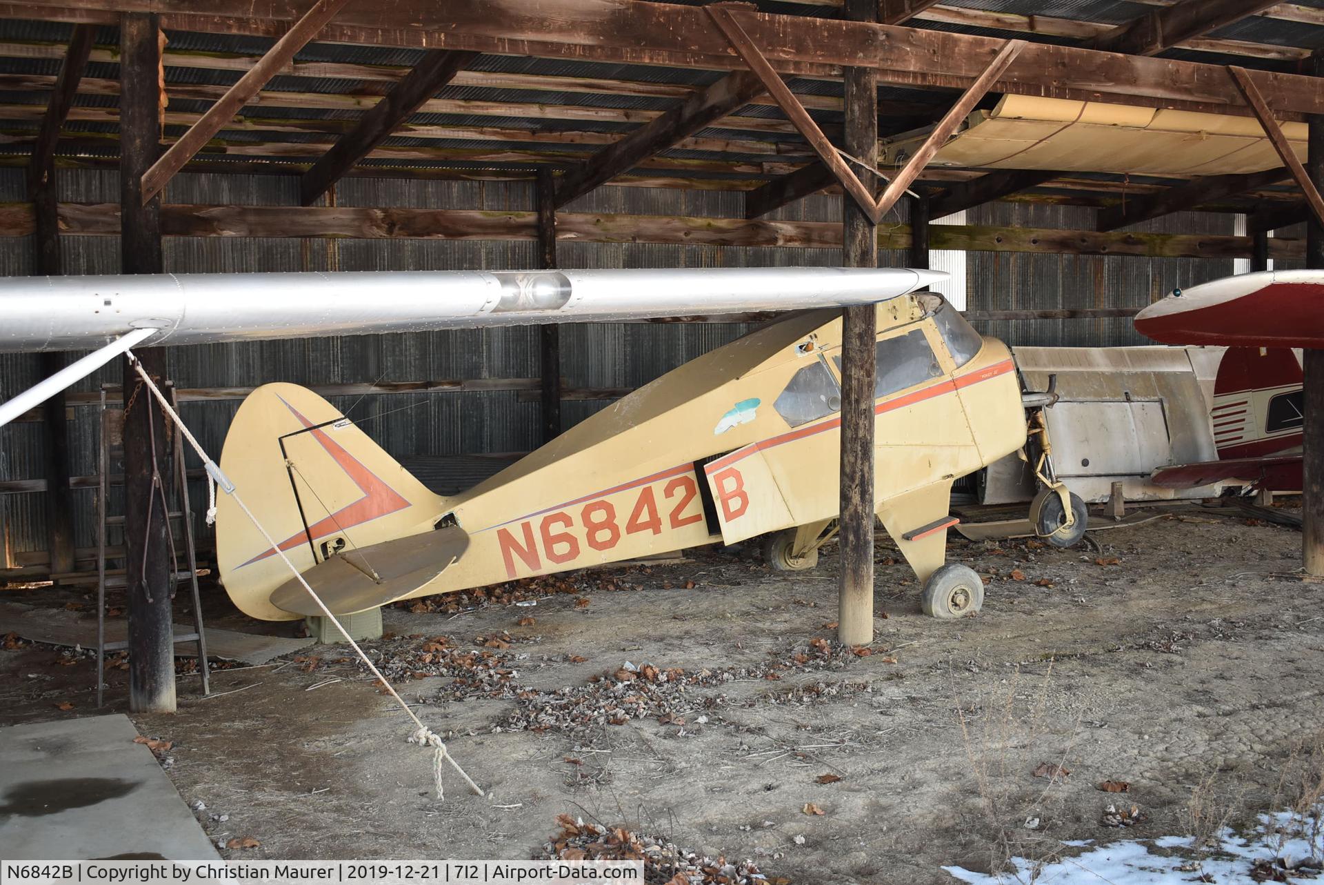 N6842B, 1956 Piper PA-22-150 C/N 22-4141, Piper Tri Pacer Fuselage