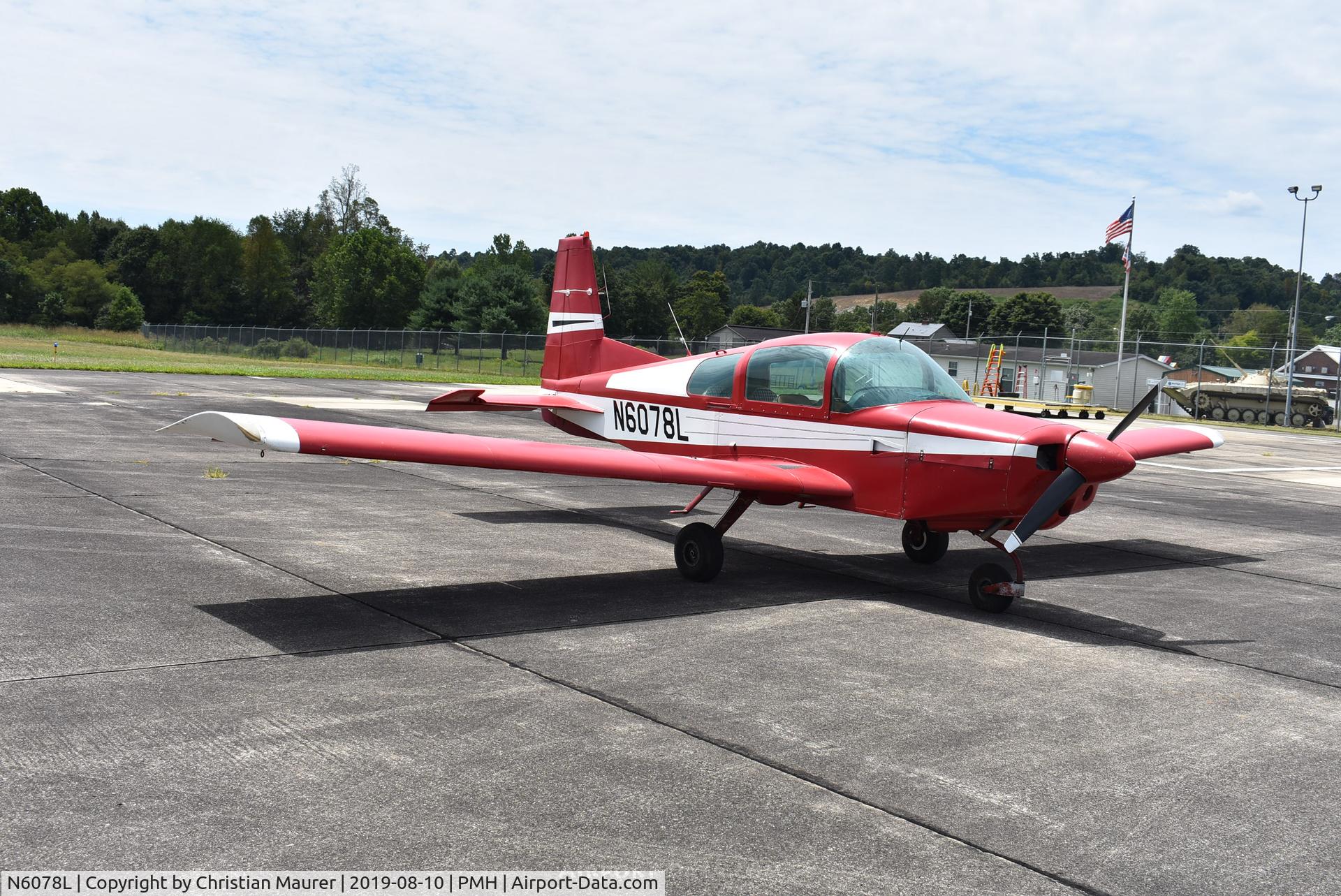 N6078L, 1972 American AA-5 C/N AA5-0178, Grumman