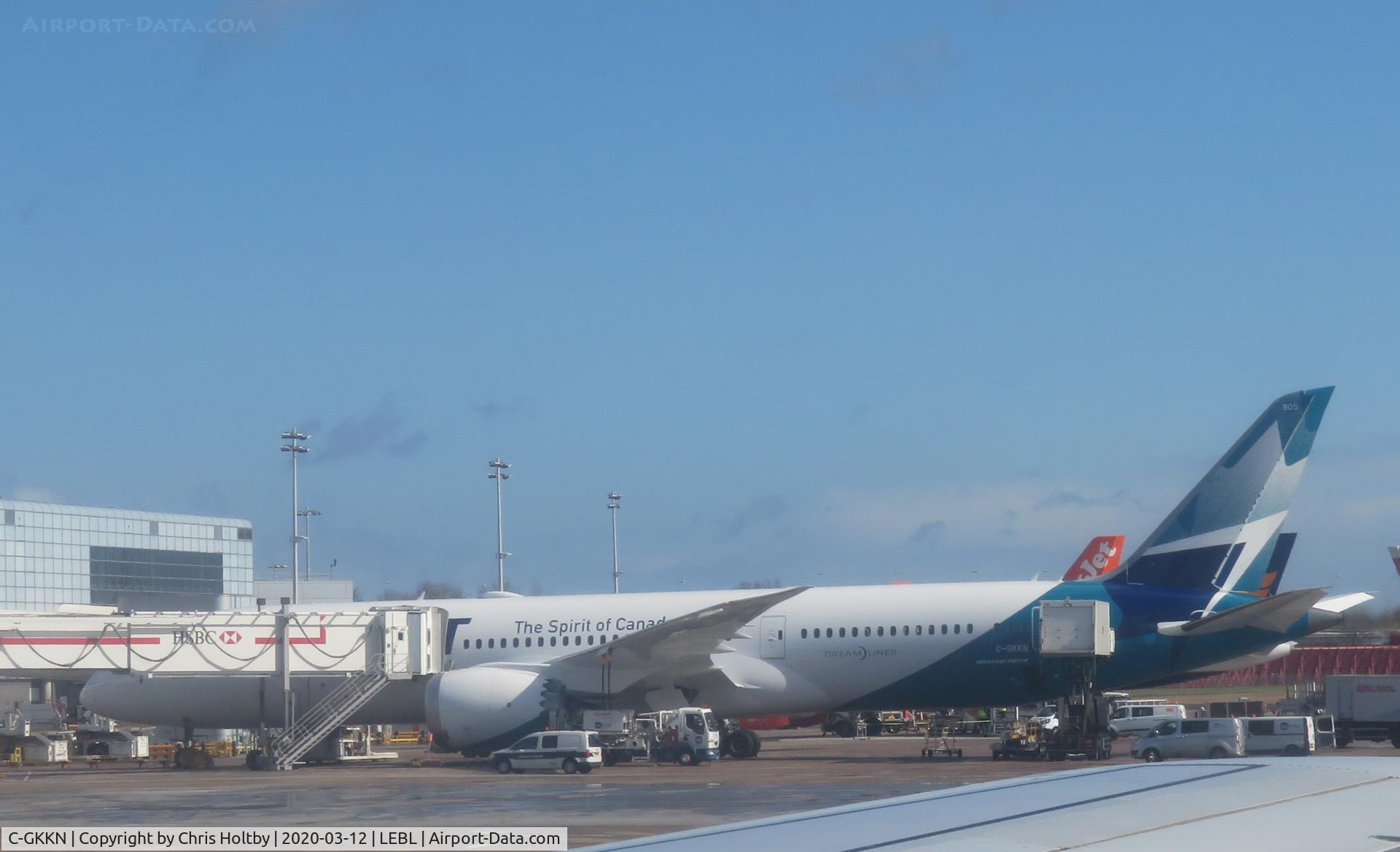 C-GKKN, 2020 Boeing 787-9 Dreamliner Dreamliner C/N 64977, Refuelling at gate Gatwick, London