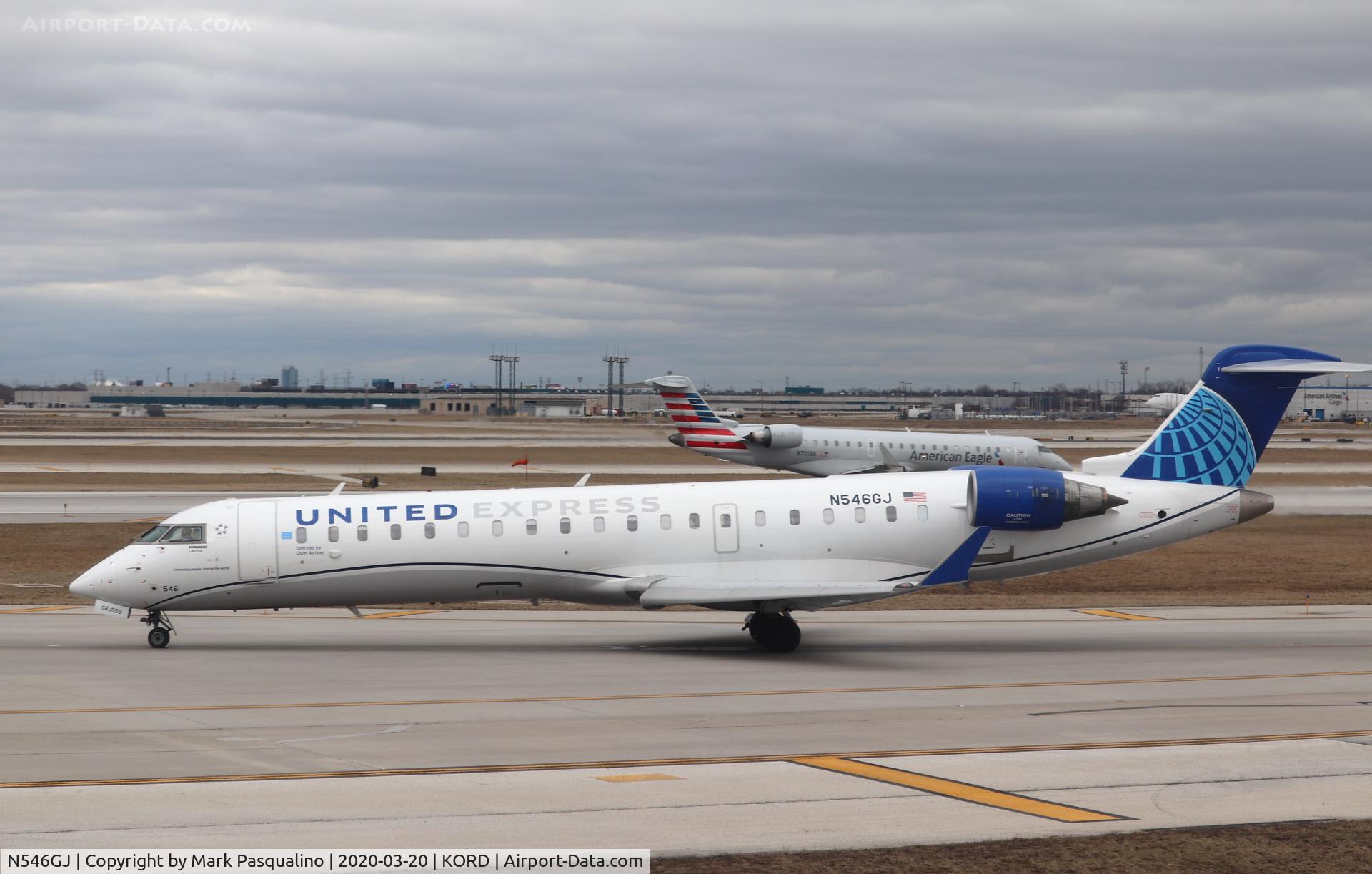 N546GJ, 2008 Bombardier CRJ-702 (CL-600-2C10) Regional Jet C/N 10269, CL-600-2C10