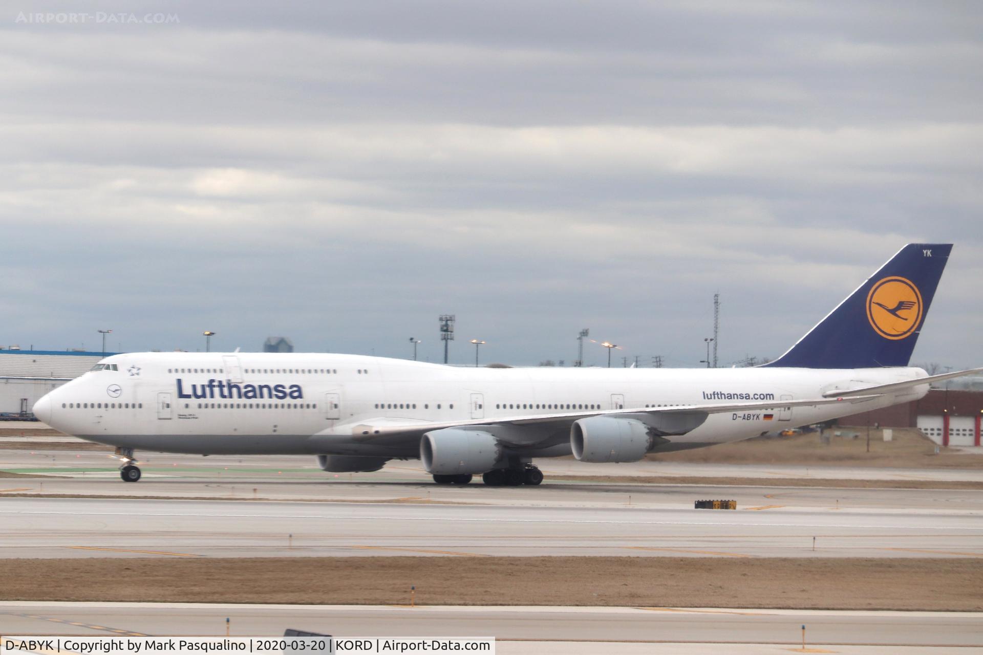 D-ABYK, 2012 Boeing 747-830 C/N 37835, Boeing 747-830