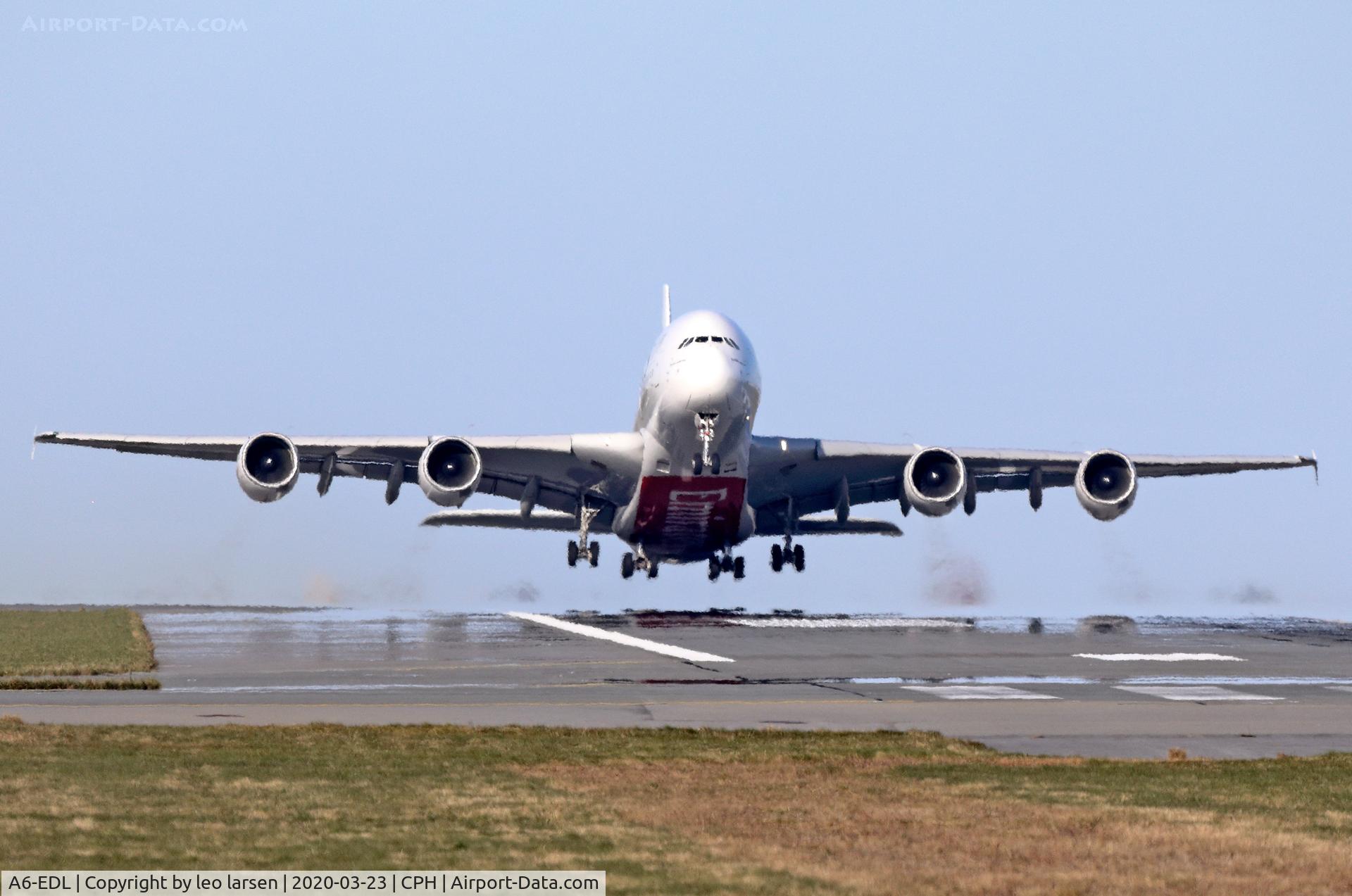 A6-EDL, 2010 Airbus A380-861 C/N 046, Copenhagen 23.3.2020