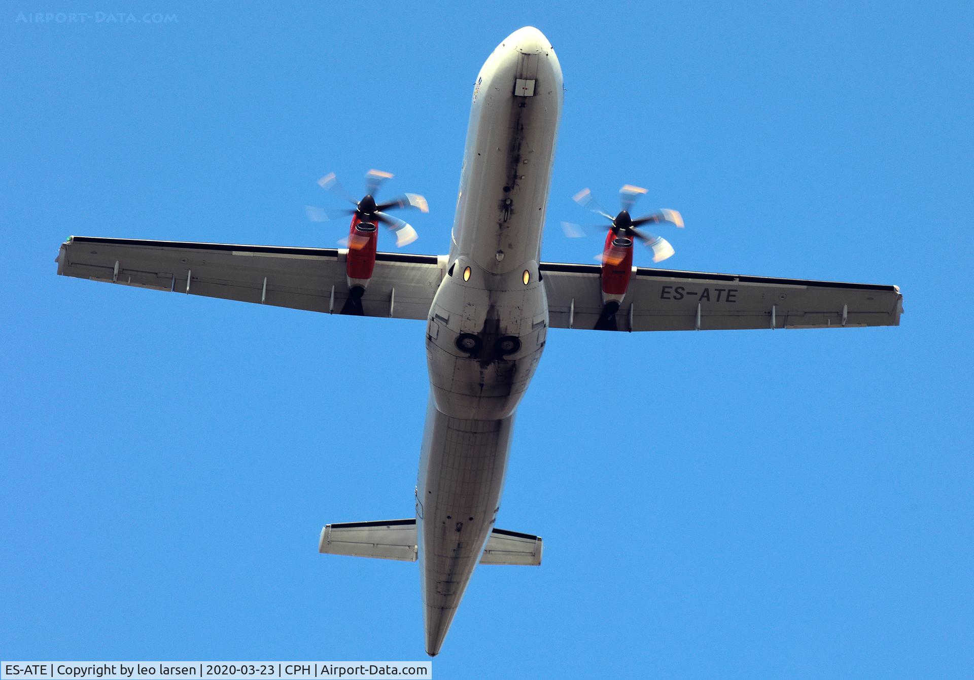 ES-ATE, 2013 ATR 72-600 (72-212A) C/N 1120, Copenhagen 23.3.2020